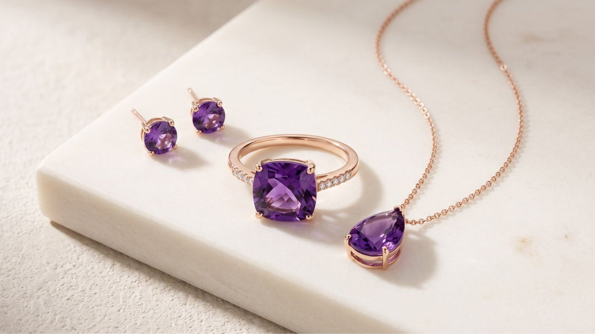 How to Buy February Birthstone Amethyst Jewelry Online