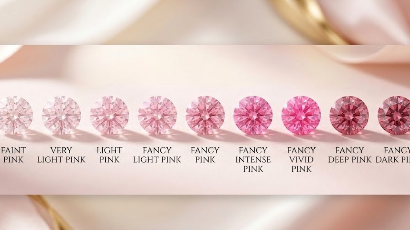 Pink Diamond Color Chart: Faint Pink to Fancy Vivid Pink Explained