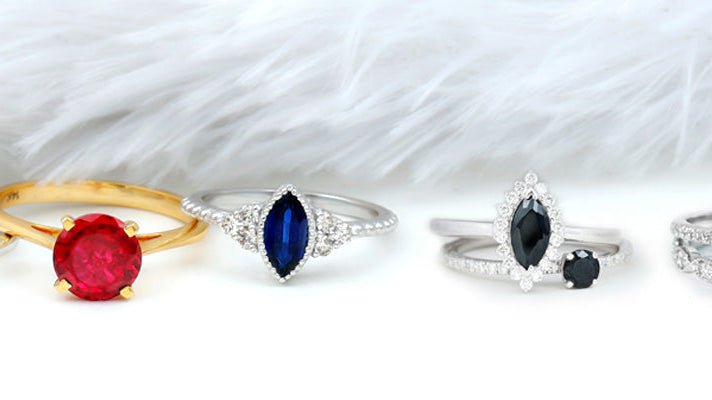 Stackable Zodiac Gemstone Rings Available at Rosec Jewels to Elevate Your Astrological Style