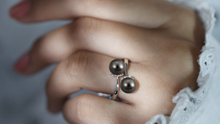 Unveiling the Allure: Black Pearl Engagement Rings and Wedding Bands for Your Special Day