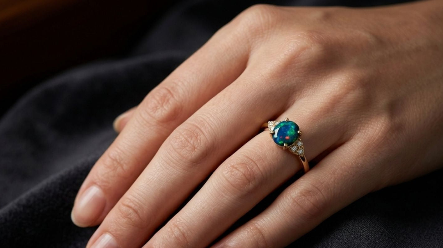 What Is a Black Opal Ring? Color, Look, and Why Buyers Love It