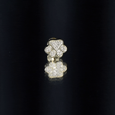 Rosec Jewels-Certified Diamond Paw Cartilage Earring