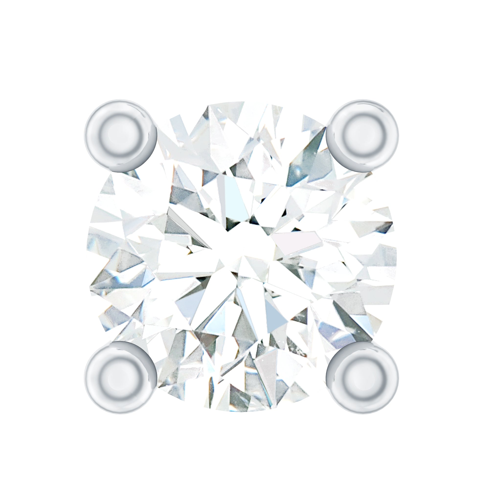 Minimalist Diamond Solitaire Tragus Earring Lab - ( EF-VS ) - Rosec Jewels