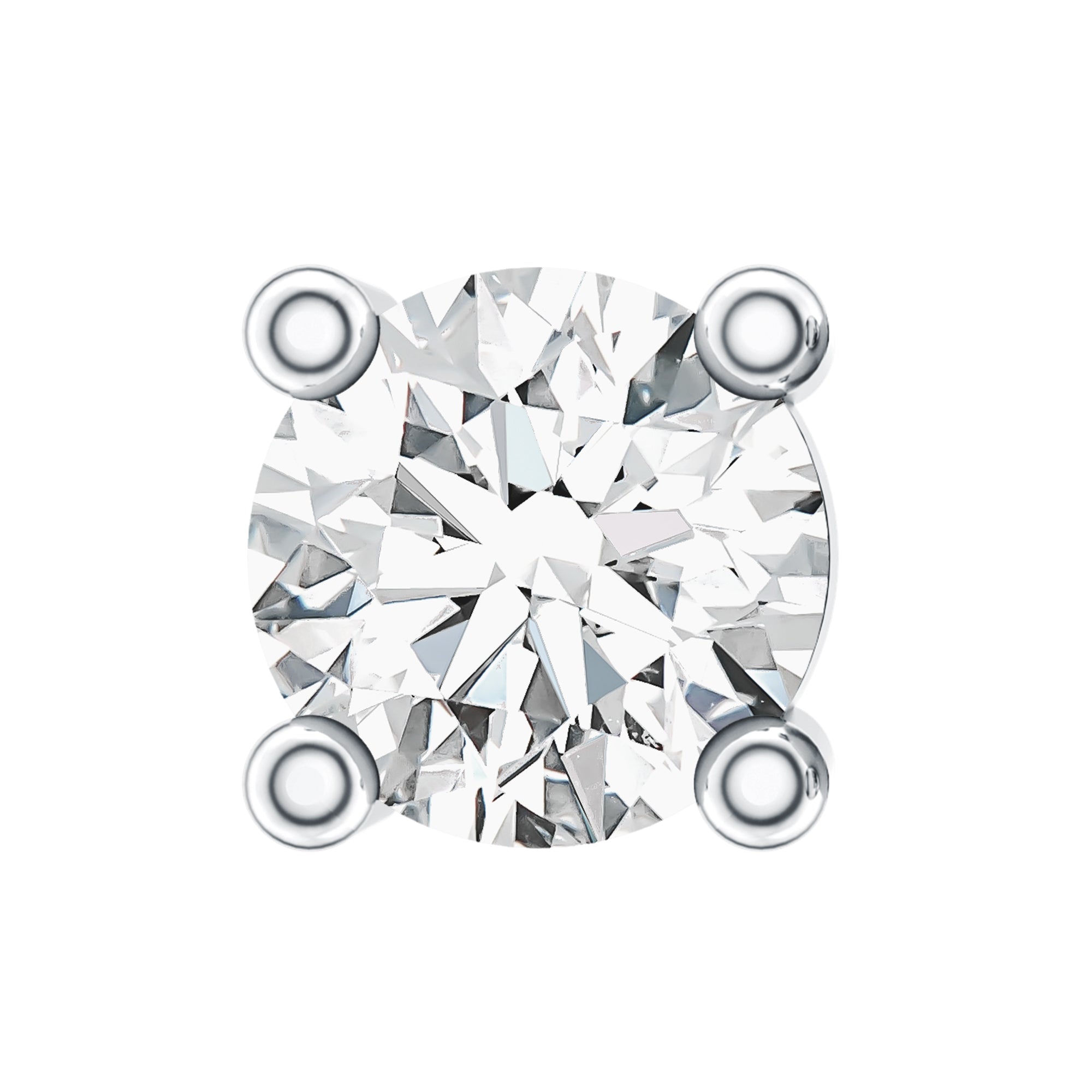 Minimalist Diamond Solitaire Tragus Earring Lab - ( EF-VS ) - Rosec Jewels