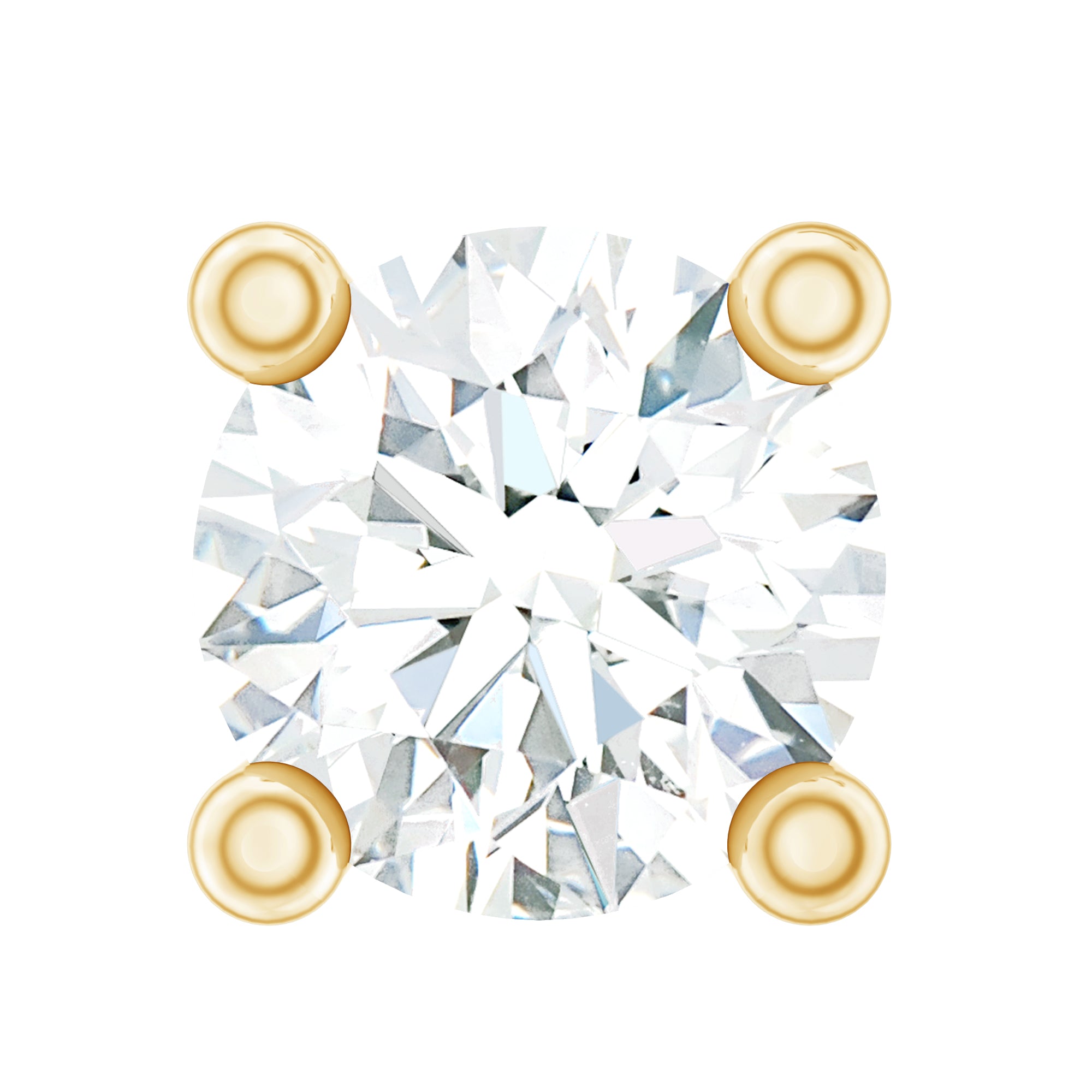 Minimalist Diamond Solitaire Tragus Earring Lab - ( EF-VS ) - Rosec Jewels