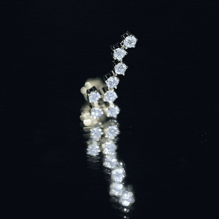 Certified Diamond Scorpio Zodiac Earring for Helix Piercing Natural - ( HI-SI ) - Rosec Jewels