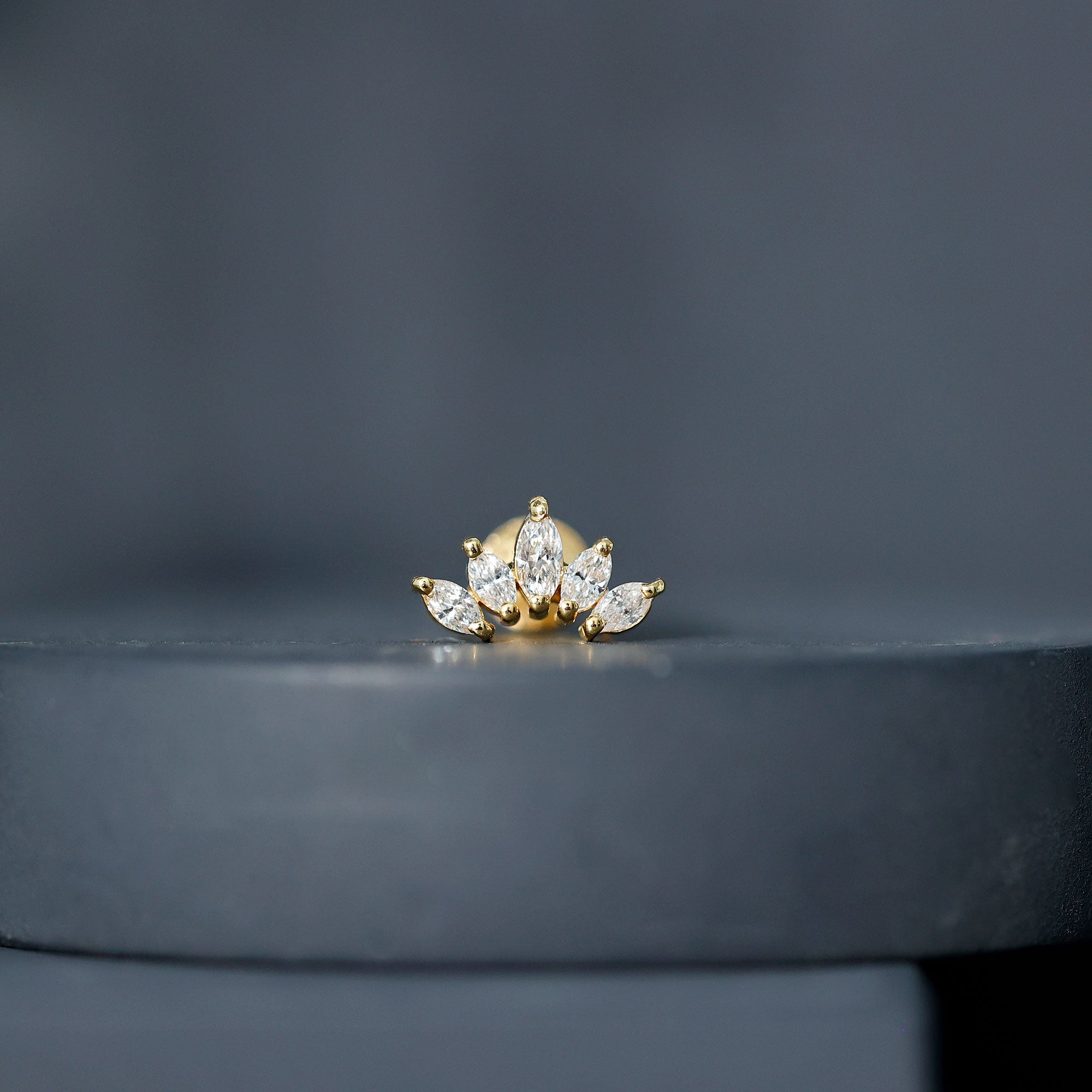 Certified Marquise Cut Diamond Helix Earring for Women Natural - ( HI-SI ) - Rosec Jewels