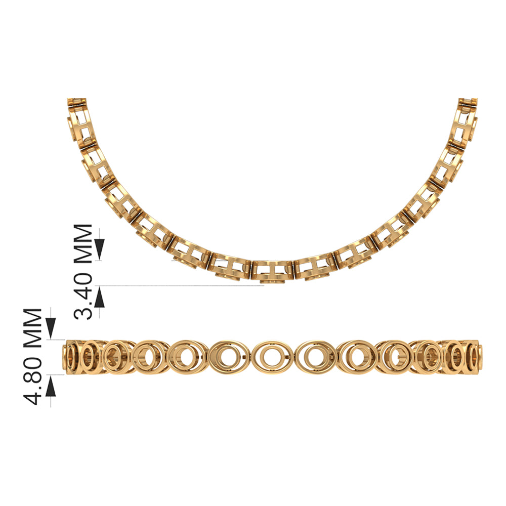 Bezel Set London Blue Topaz Tennis Bracelet for Women AAA - Rosec Jewels