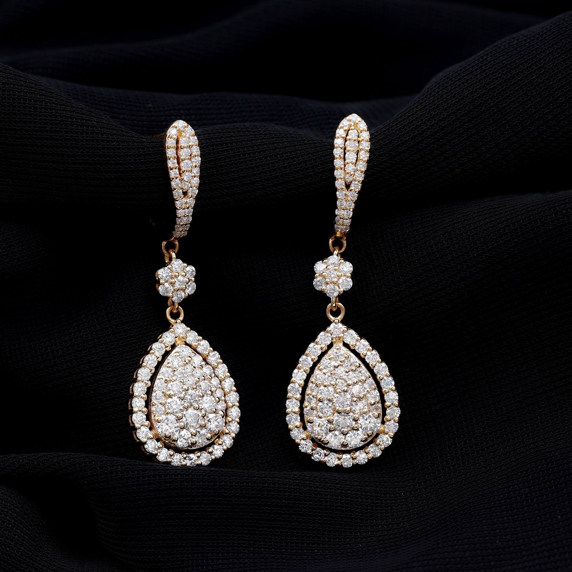 Rosec Jewels-Lab Grown Diamond Bridal Drop Earrings