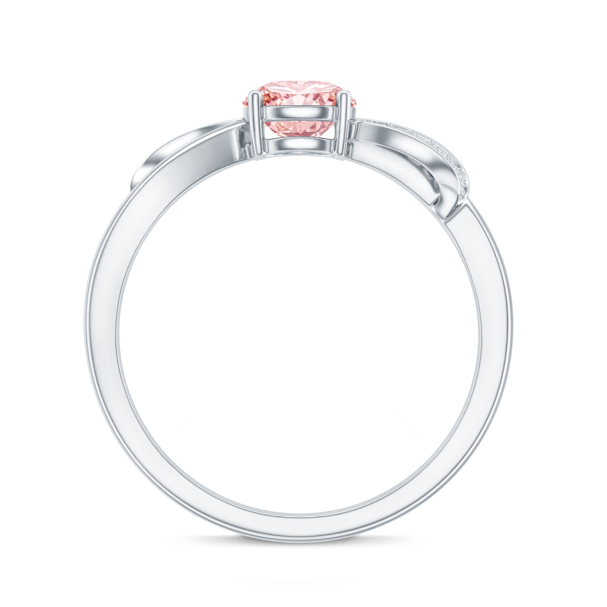 Rosec Jewels-Certified Lab Grown Pink Diamond Classic Engagement Ring