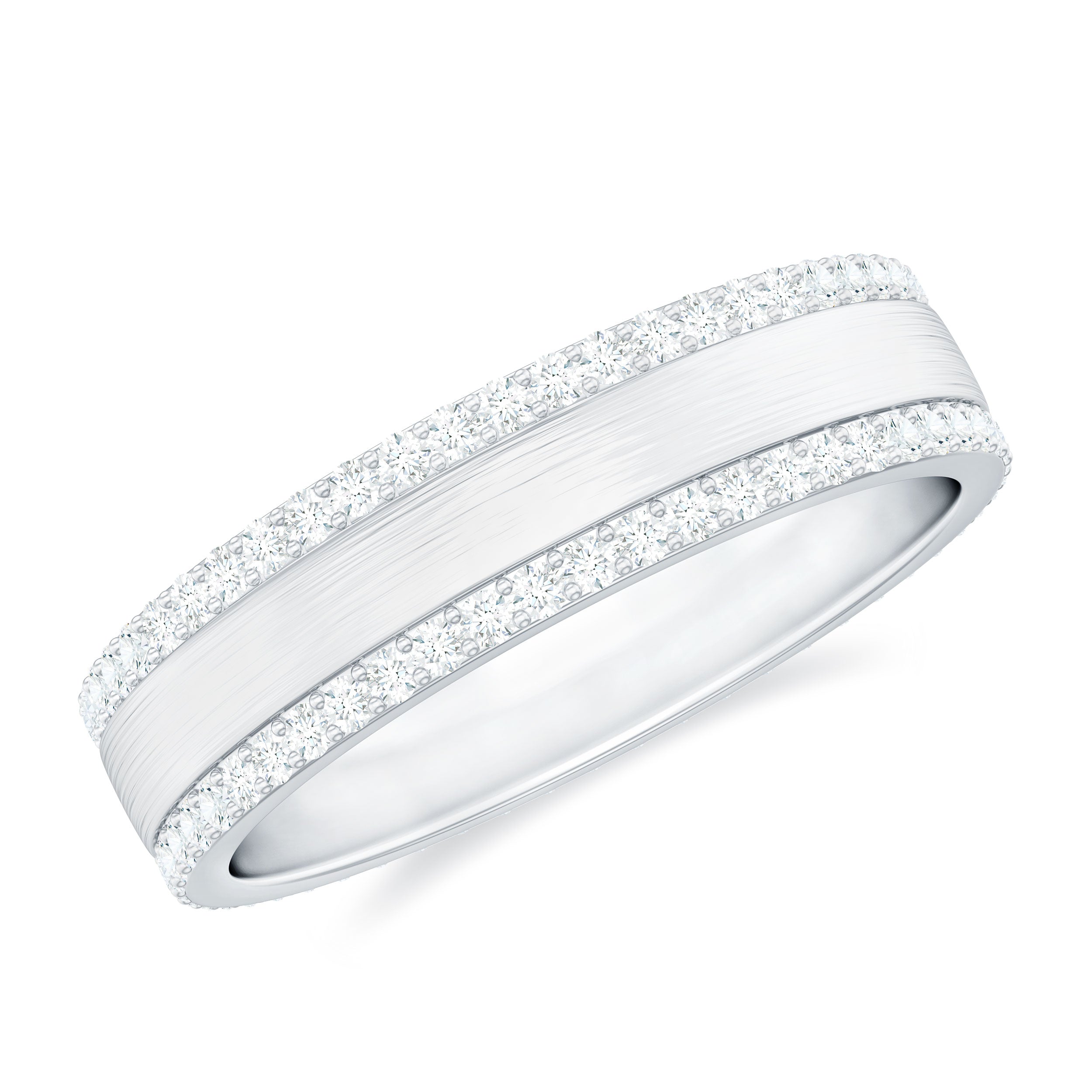 Natural Certified Diamond Wedding Band