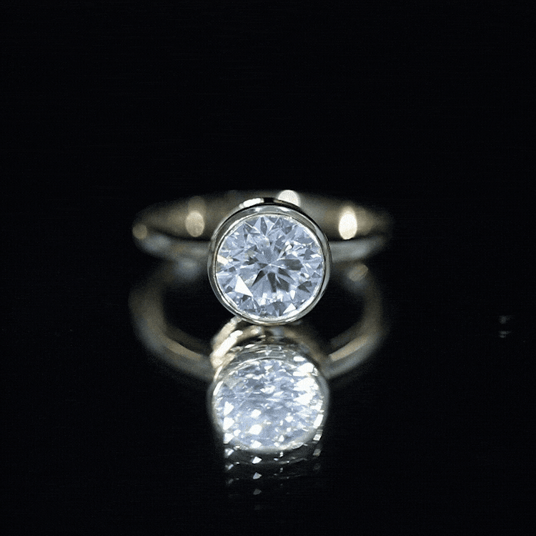 2 CT IGI Certified Lab Grown Diamond Solitaire Engagement Ring Lab - ( E-VS1 ) - Rosec Jewels