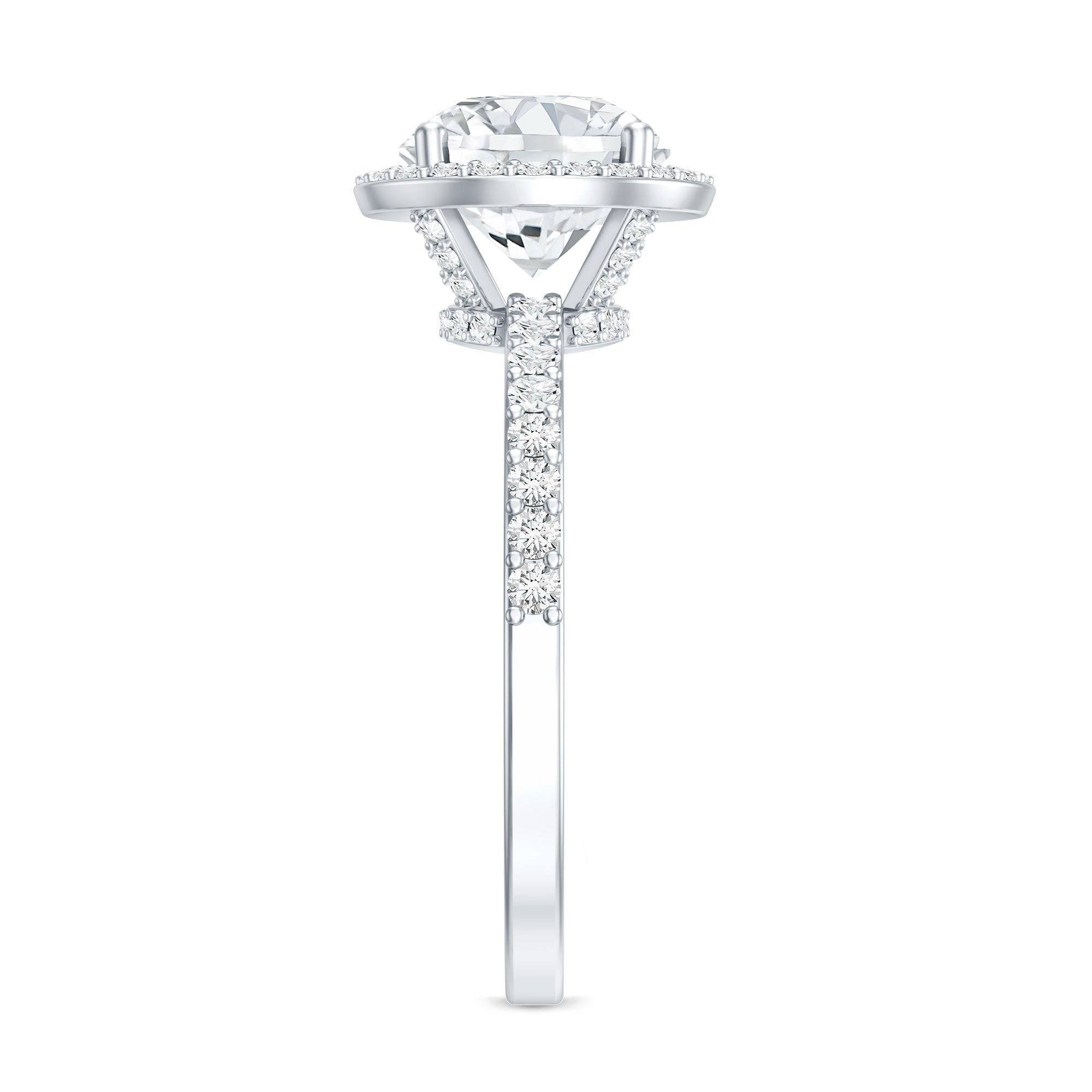 Rosec Jewels-3 Carat IGI Certified Lab Grown Diamond Engagement Ring