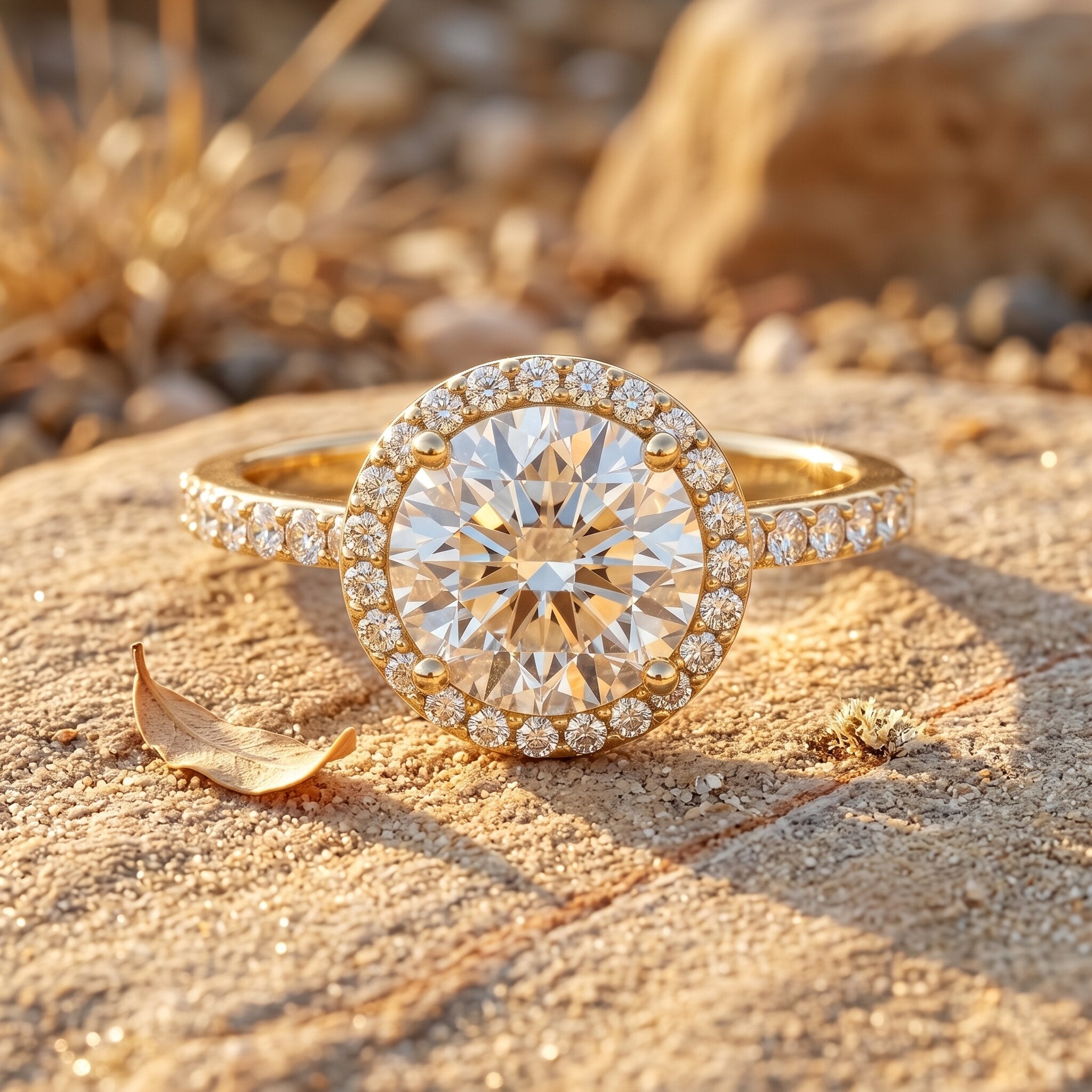 3 Carat IGI Certified Lab Grown Diamond Engagement Ring Lab - ( E-VS1 ) - Rosec Jewels