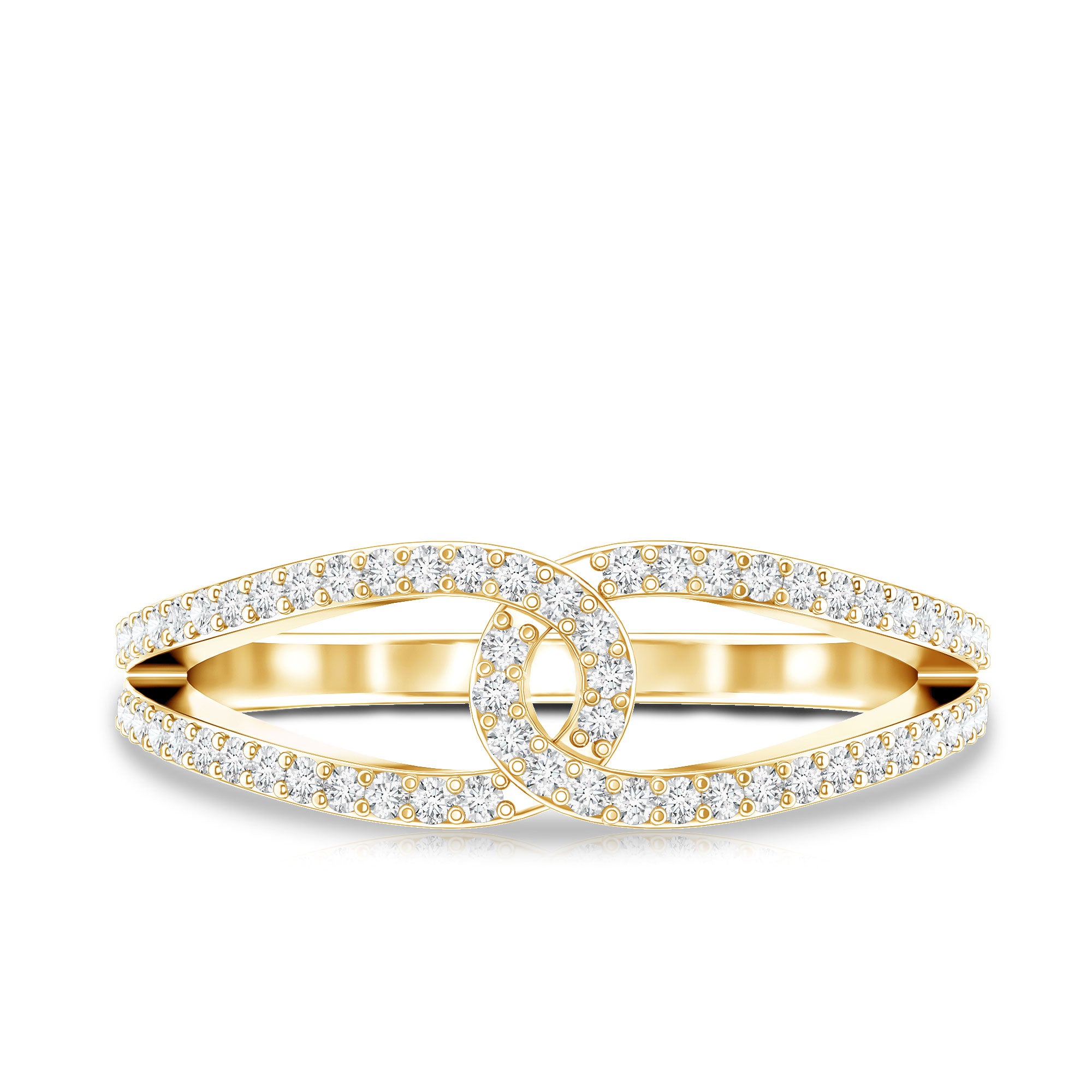 Certified Real Diamond Anniversary Ring for Women Natural - ( HI-SI ) - Rosec Jewels