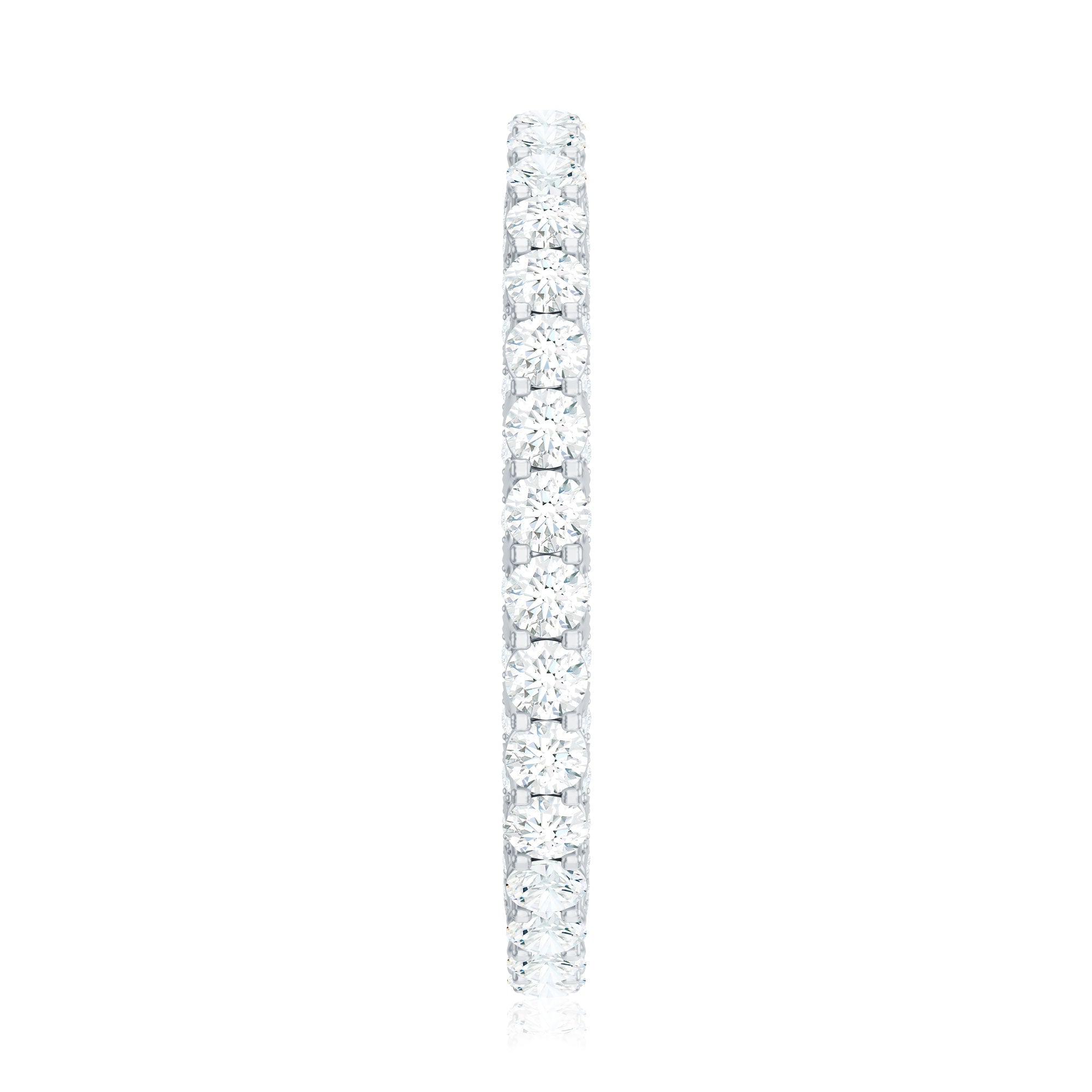 Classic Zircon Full Eternity Band Ring AAAA - Rosec Jewels
