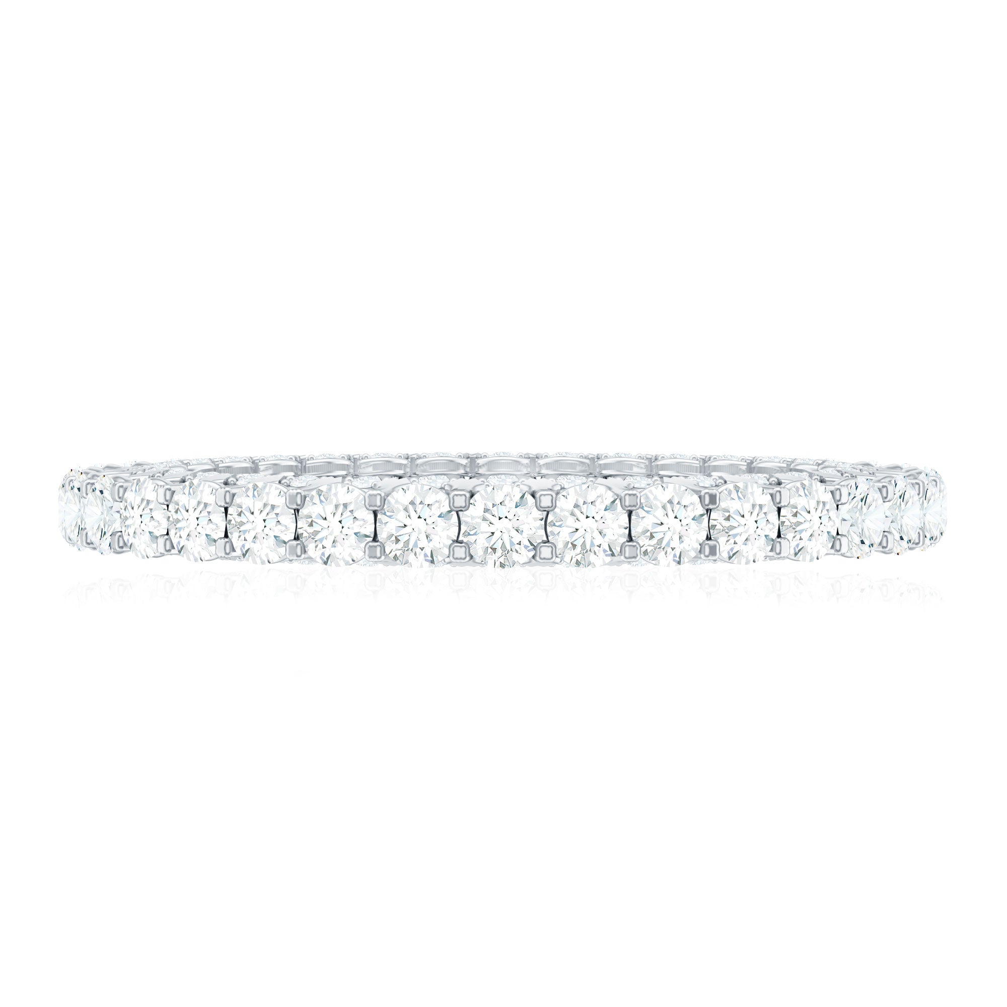 Classic Zircon Full Eternity Band Ring AAAA - Rosec Jewels