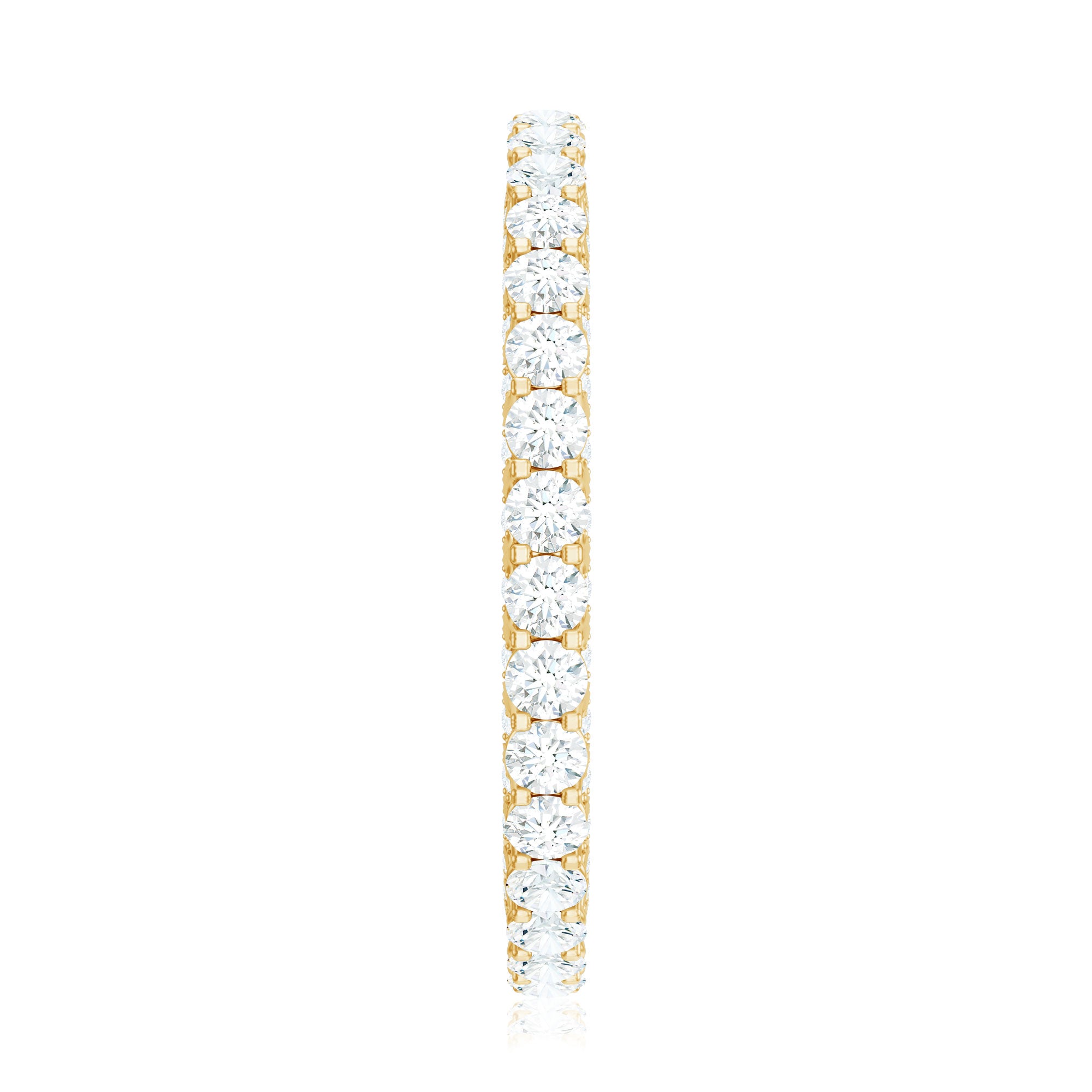 Classic Zircon Full Eternity Band Ring AAAA - Rosec Jewels