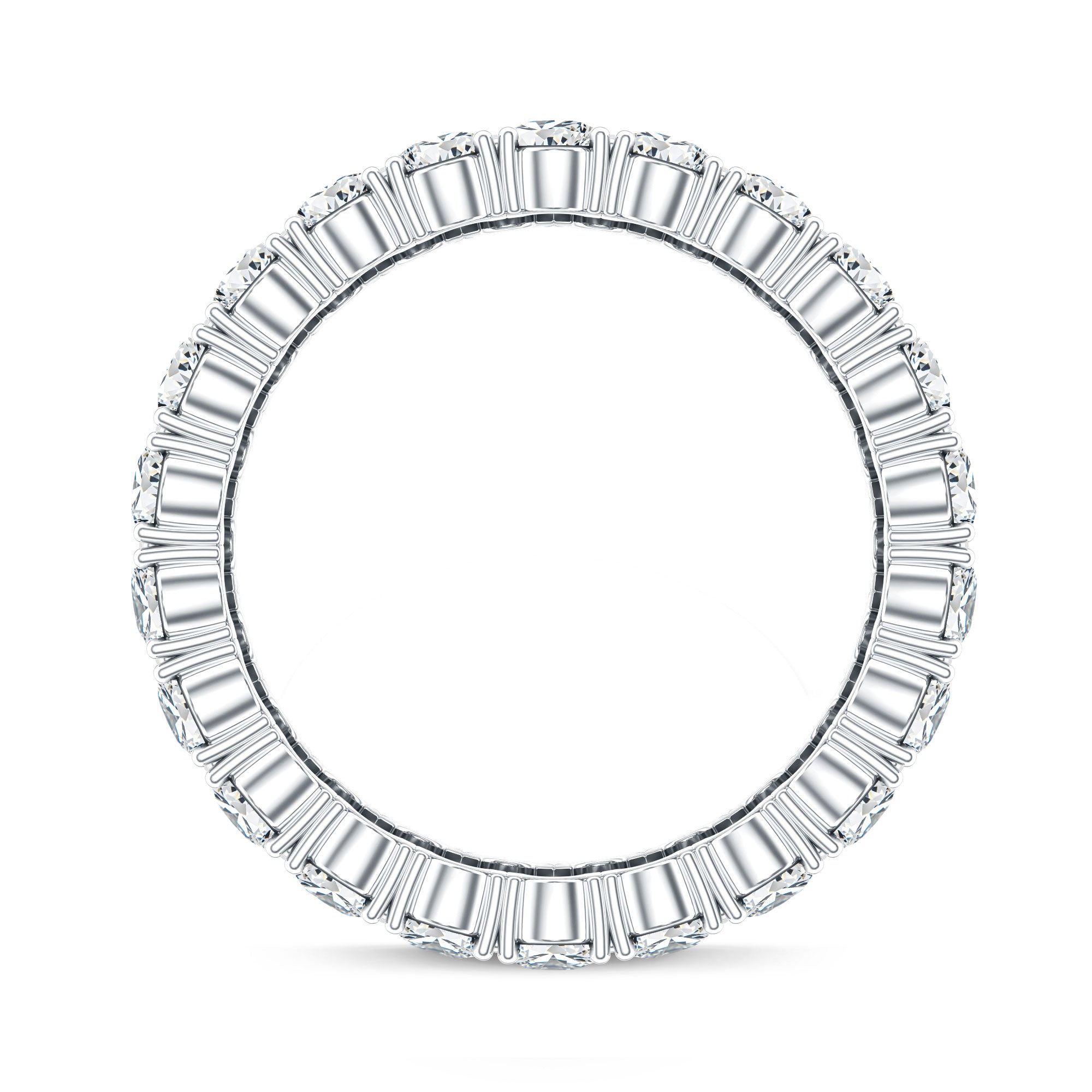 Pear Lab Grown Ruby and Diamond Wedding Anniversary Band AAAA - Rosec Jewels