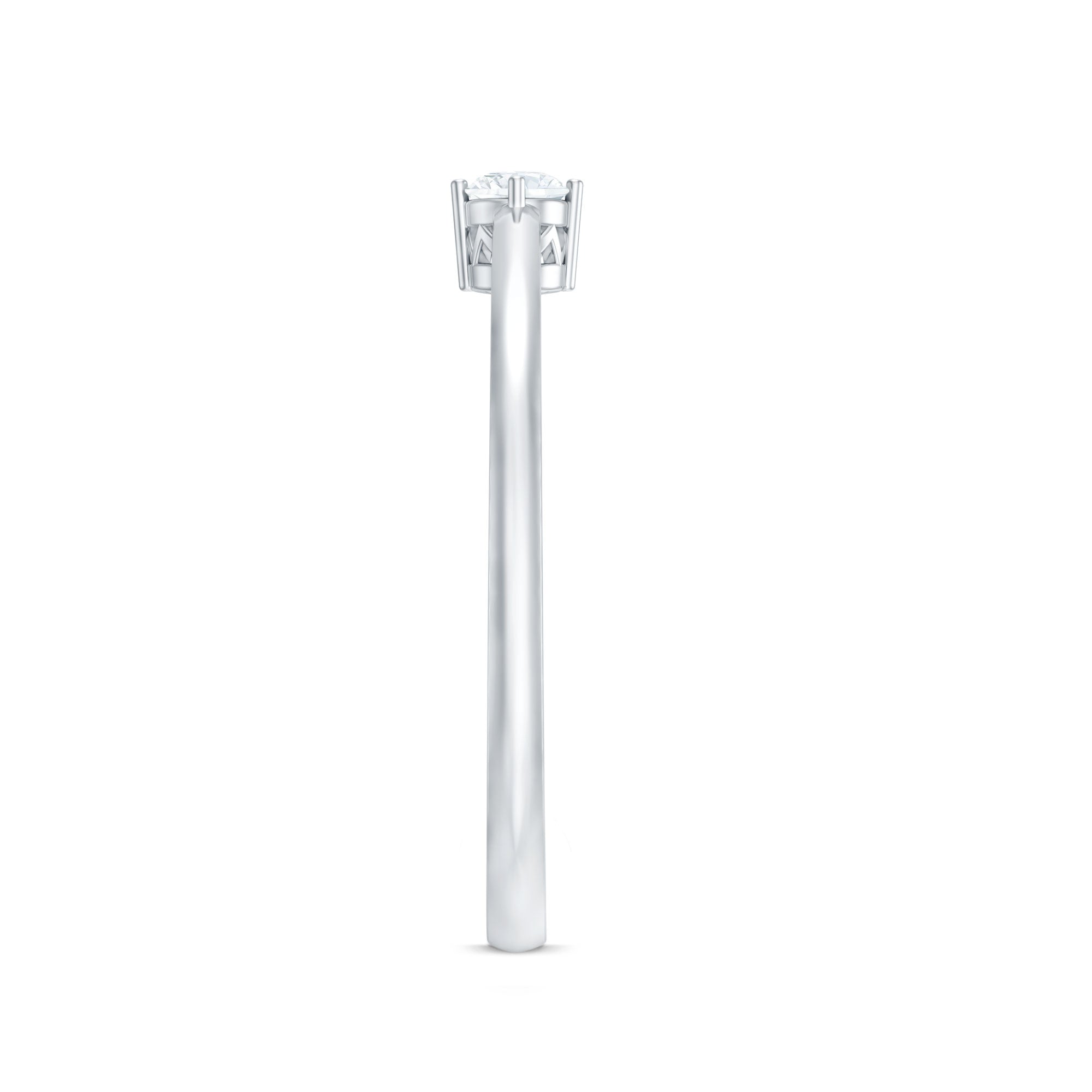 Diamond Promise Ring For Her Natural - ( HI-SI ) - Rosec Jewels