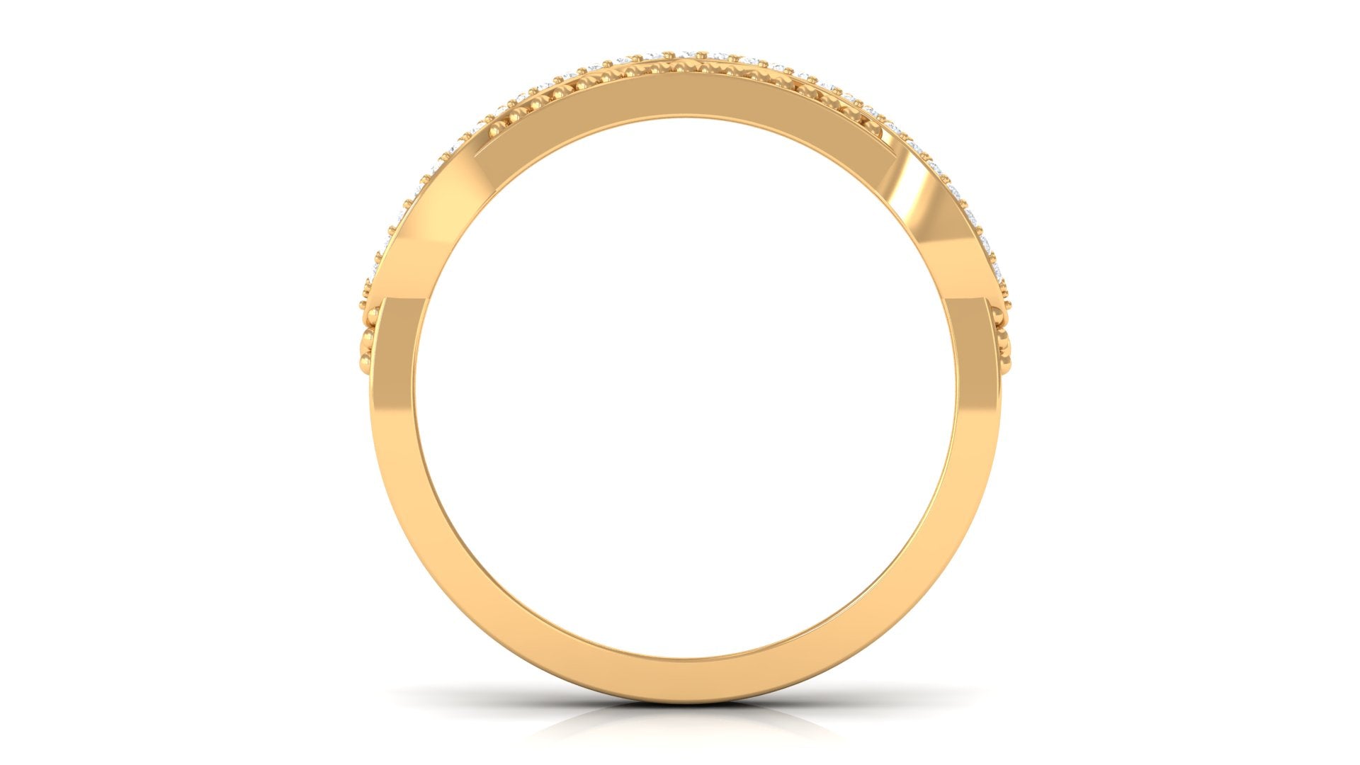 Rosec Jewels-Vintage Inspired Real Diamond Wedding Band