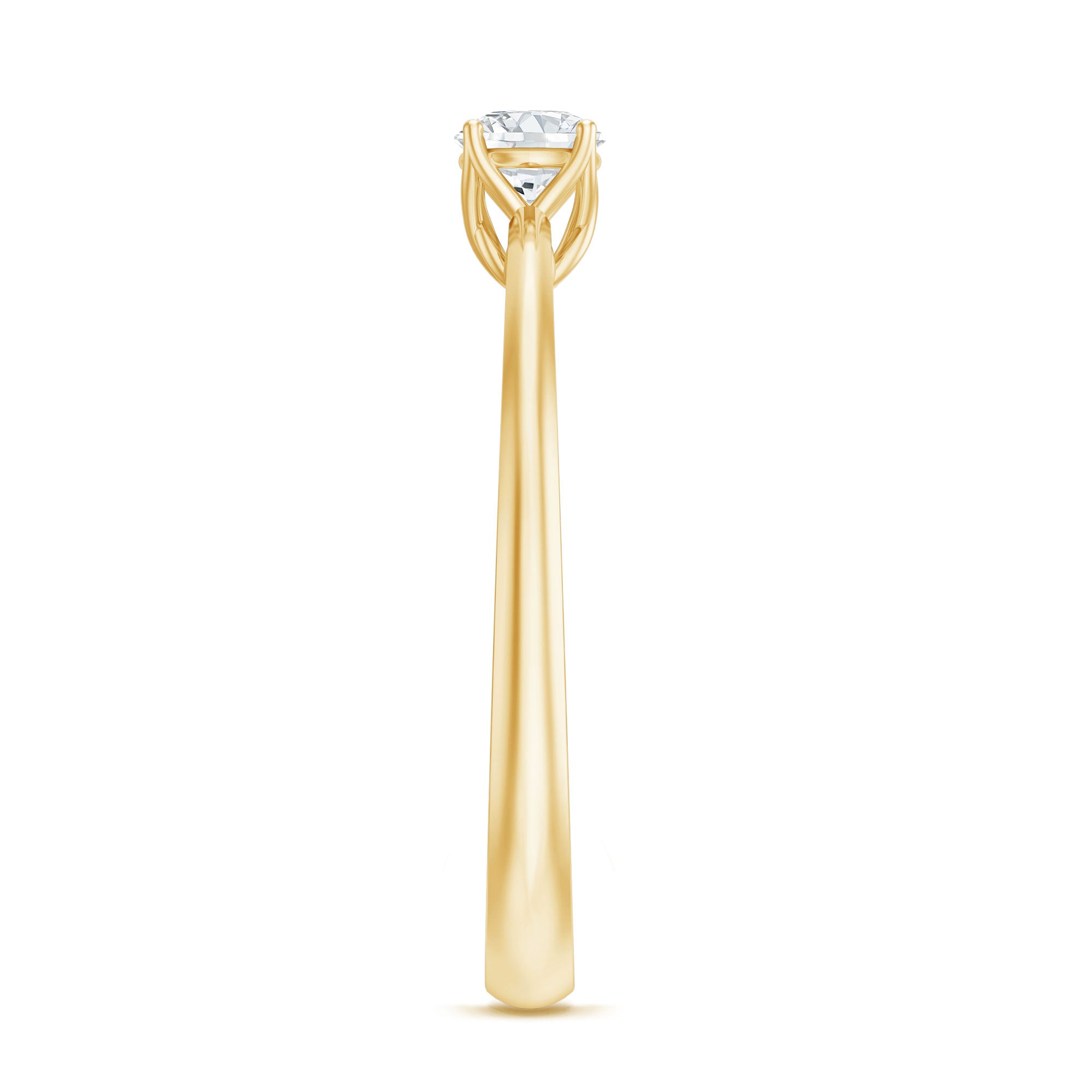 Lab Grown Diamond Solitaire Promise Ring For Women Lab - ( EF-VS ) - Rosec Jewels