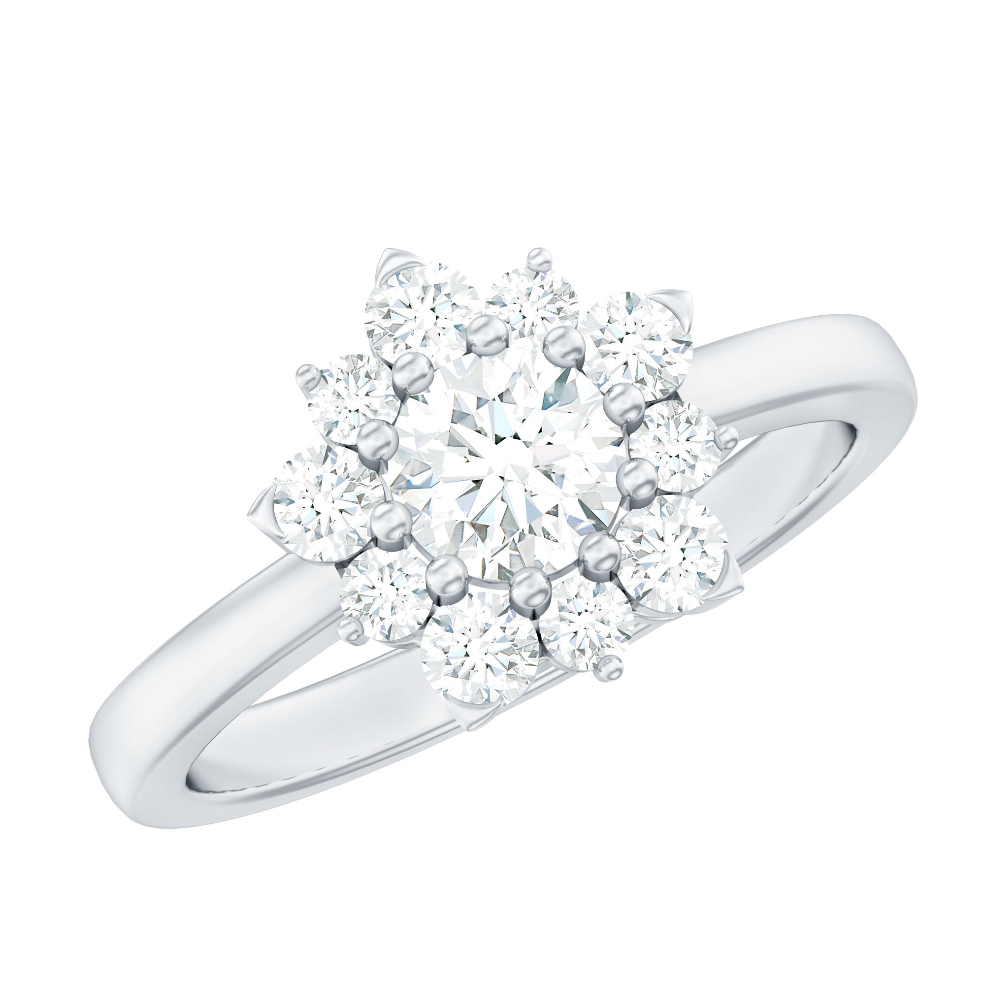 Lab Grown Diamond Nature Engagement Ring