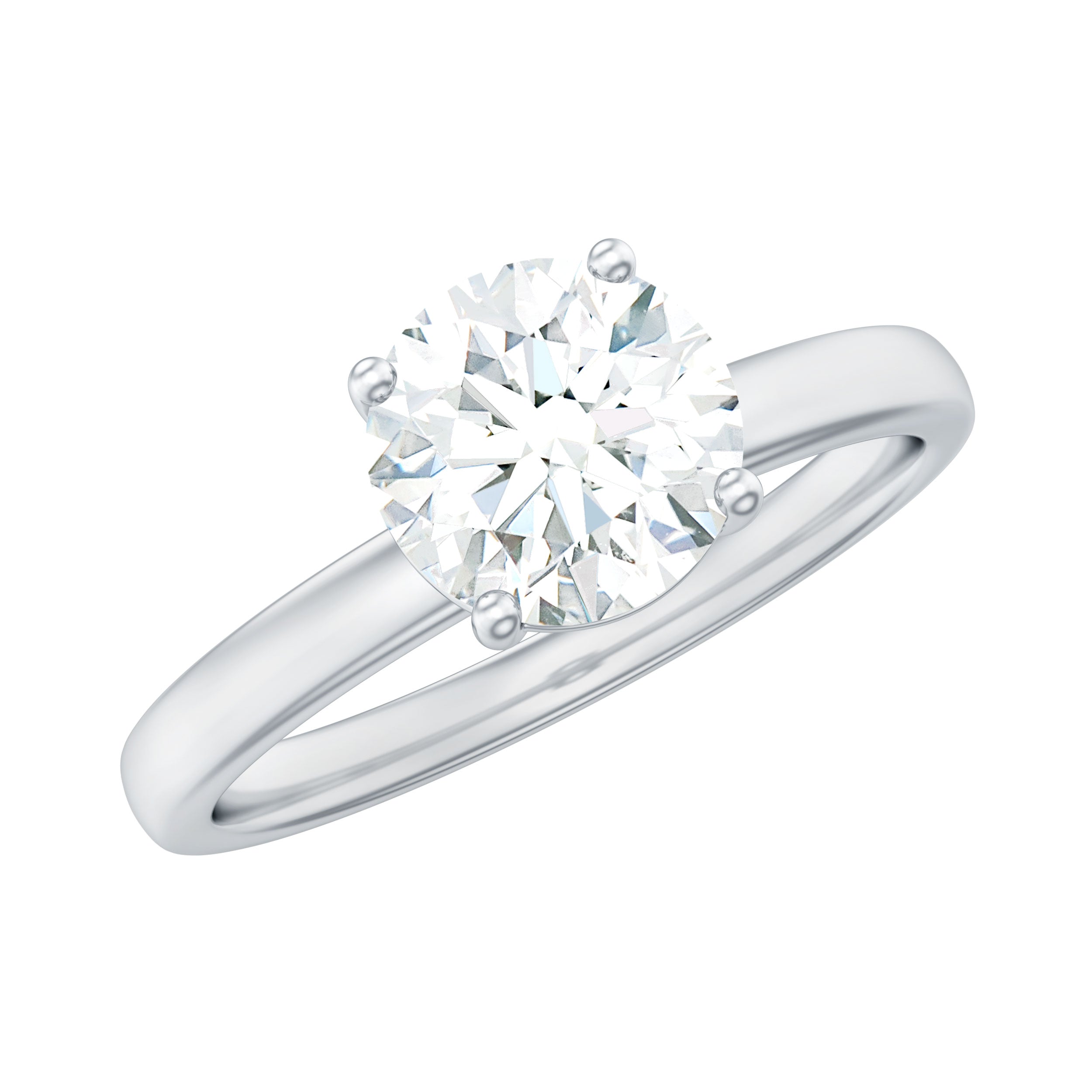 Lab Grown Diamond 1 Carat Engagement Ring For Women