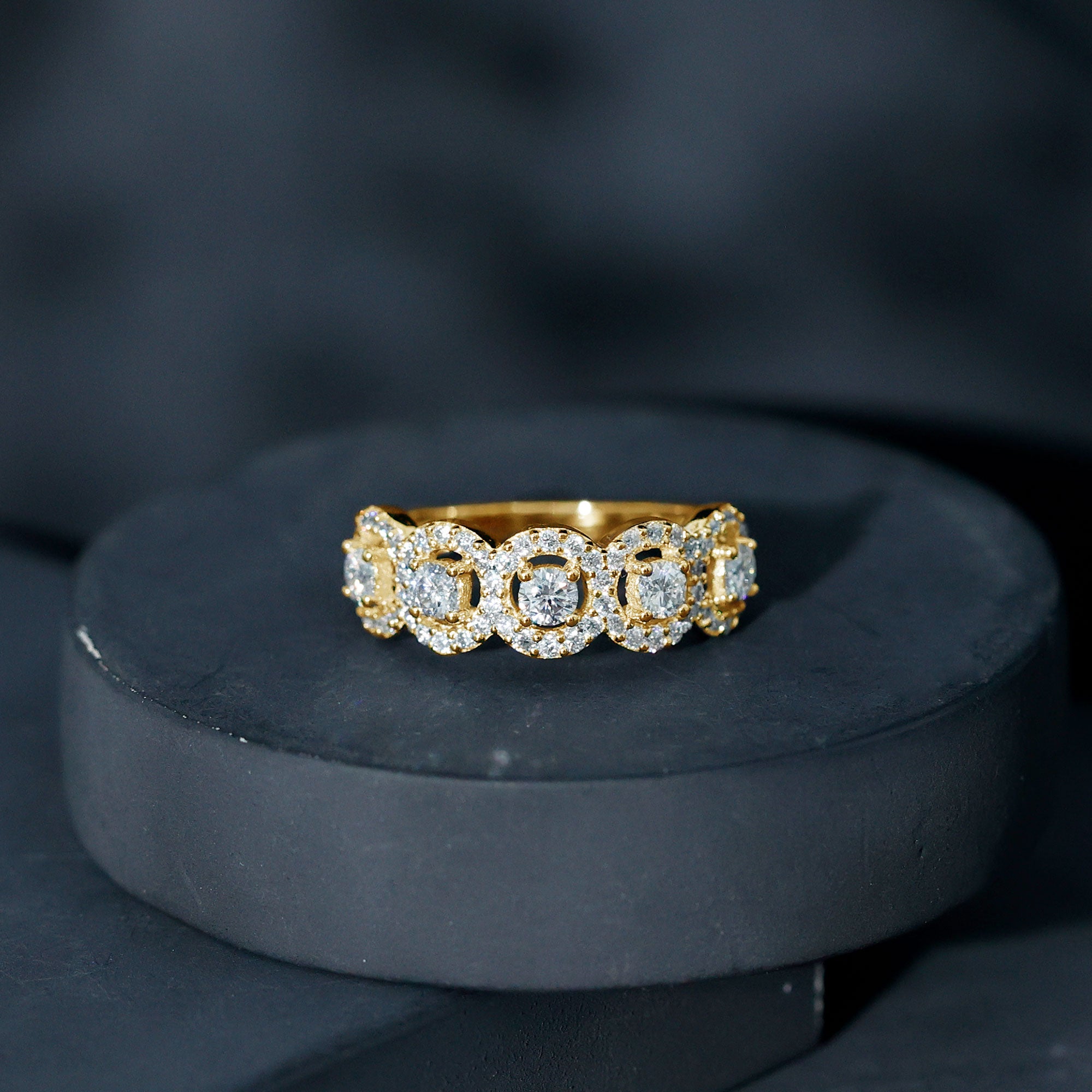 Certified Lab Created Diamond Wedding Band Ring Lab - ( EF-VS ) - Rosec Jewels