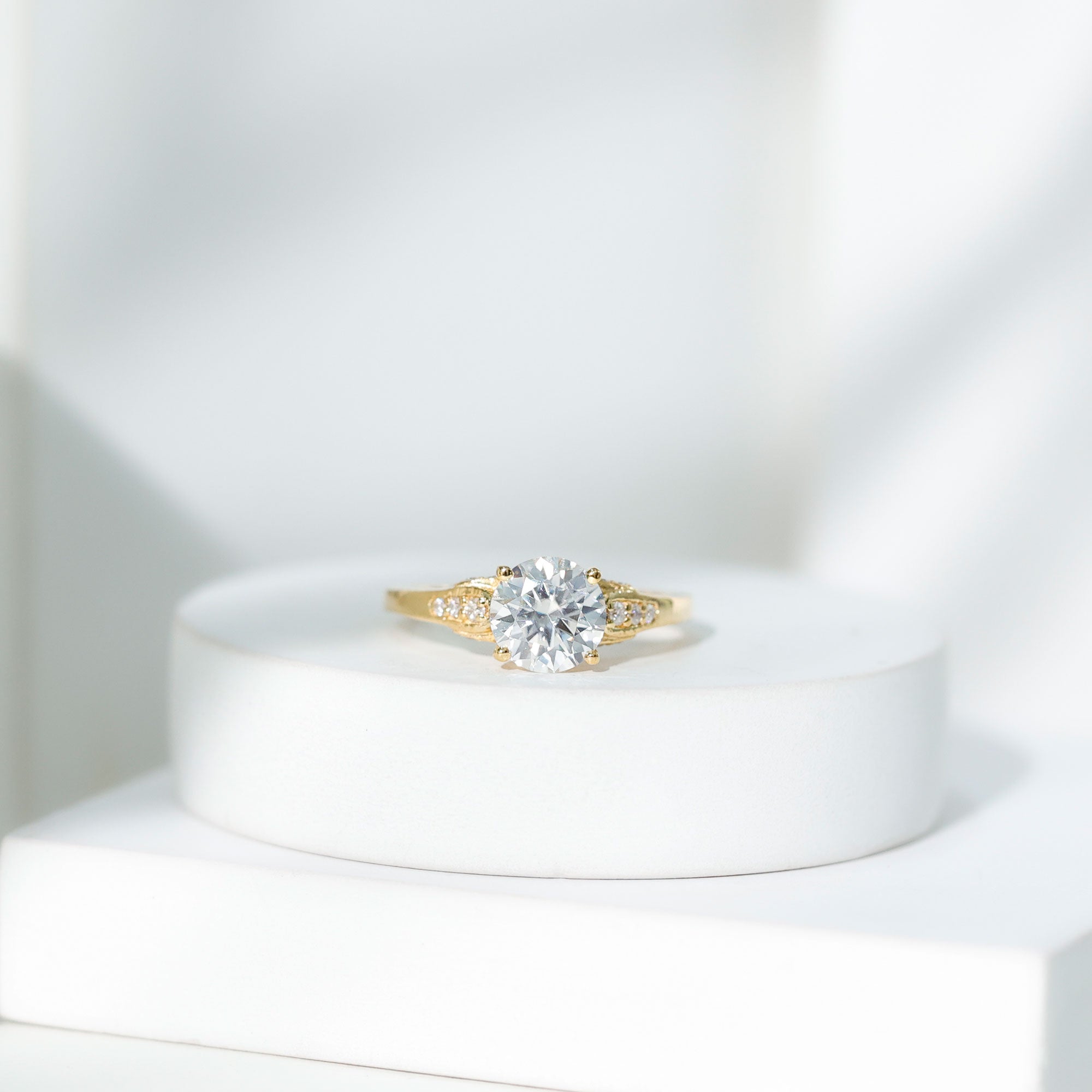 Rosec Jewels-Brilliant Cut Lab Grown Diamond Trending Engagement Ring