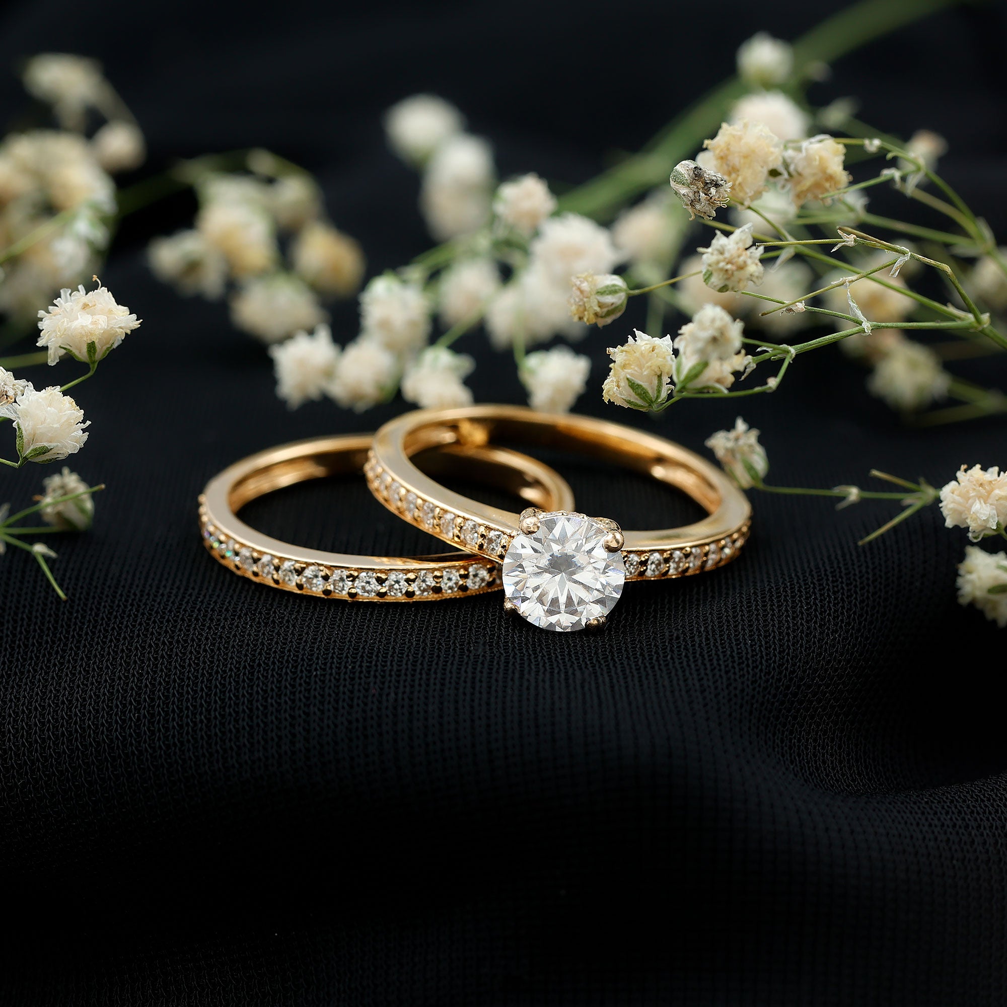 Rosec Jewels-Lab Grown Diamond Wedding and Engagement Ring Set