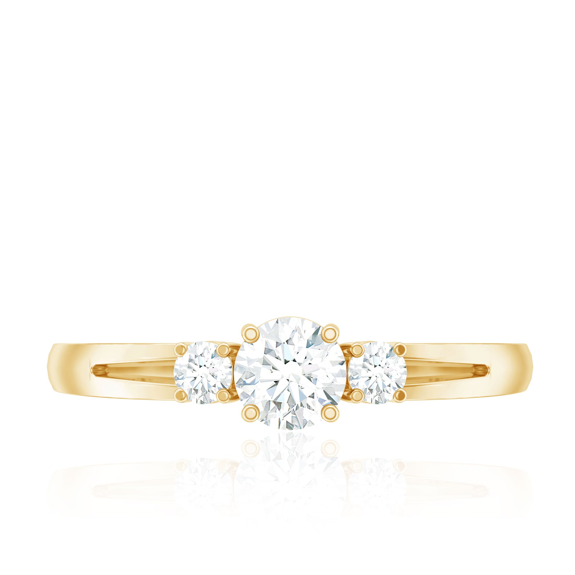 Rosec Jewels-Certified Lab Created Diamond Promise Commitment Ring for Her