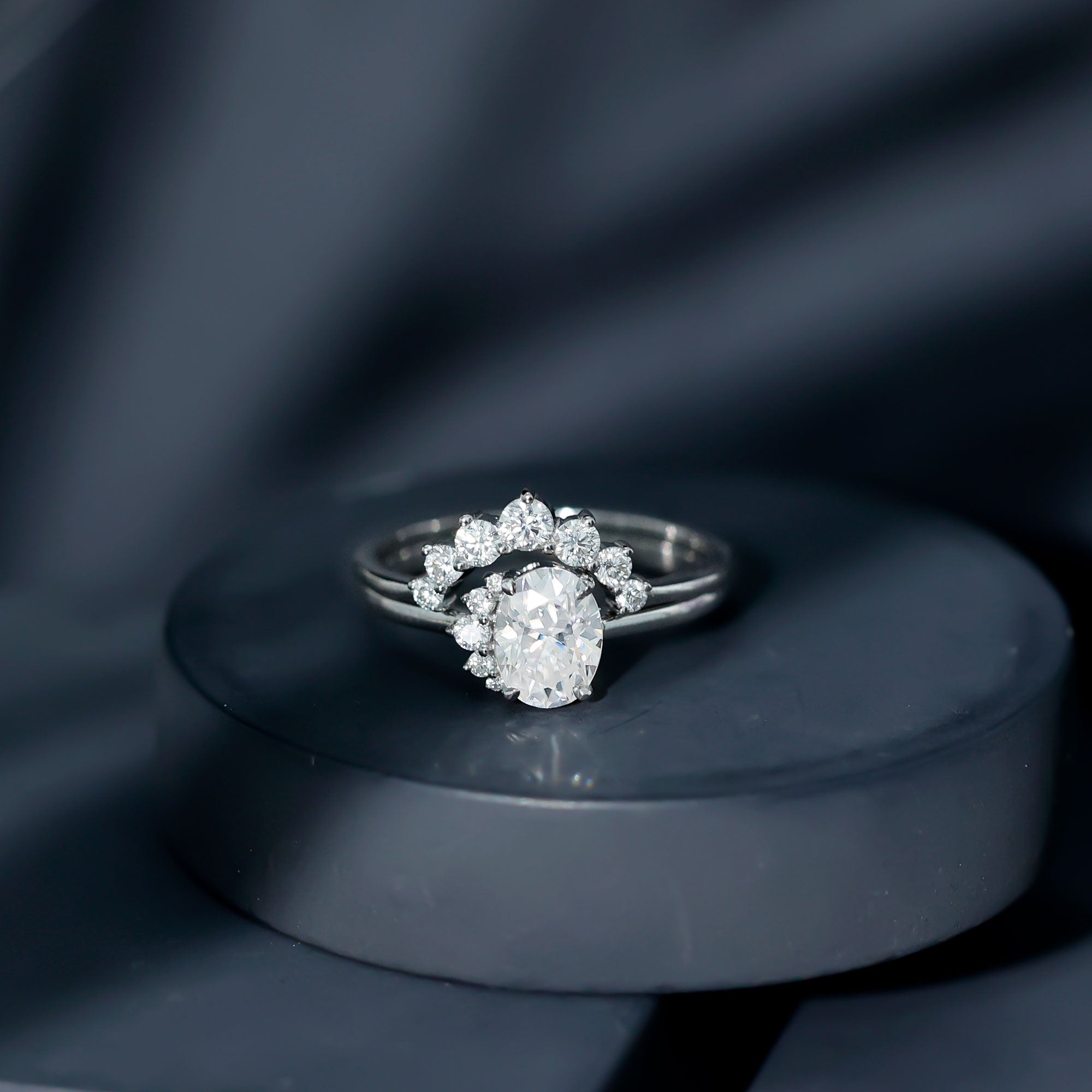 Lab Grown Diamond Engagement and Bridal Ring Sets Lab - ( EF-VS ) - Rosec Jewels