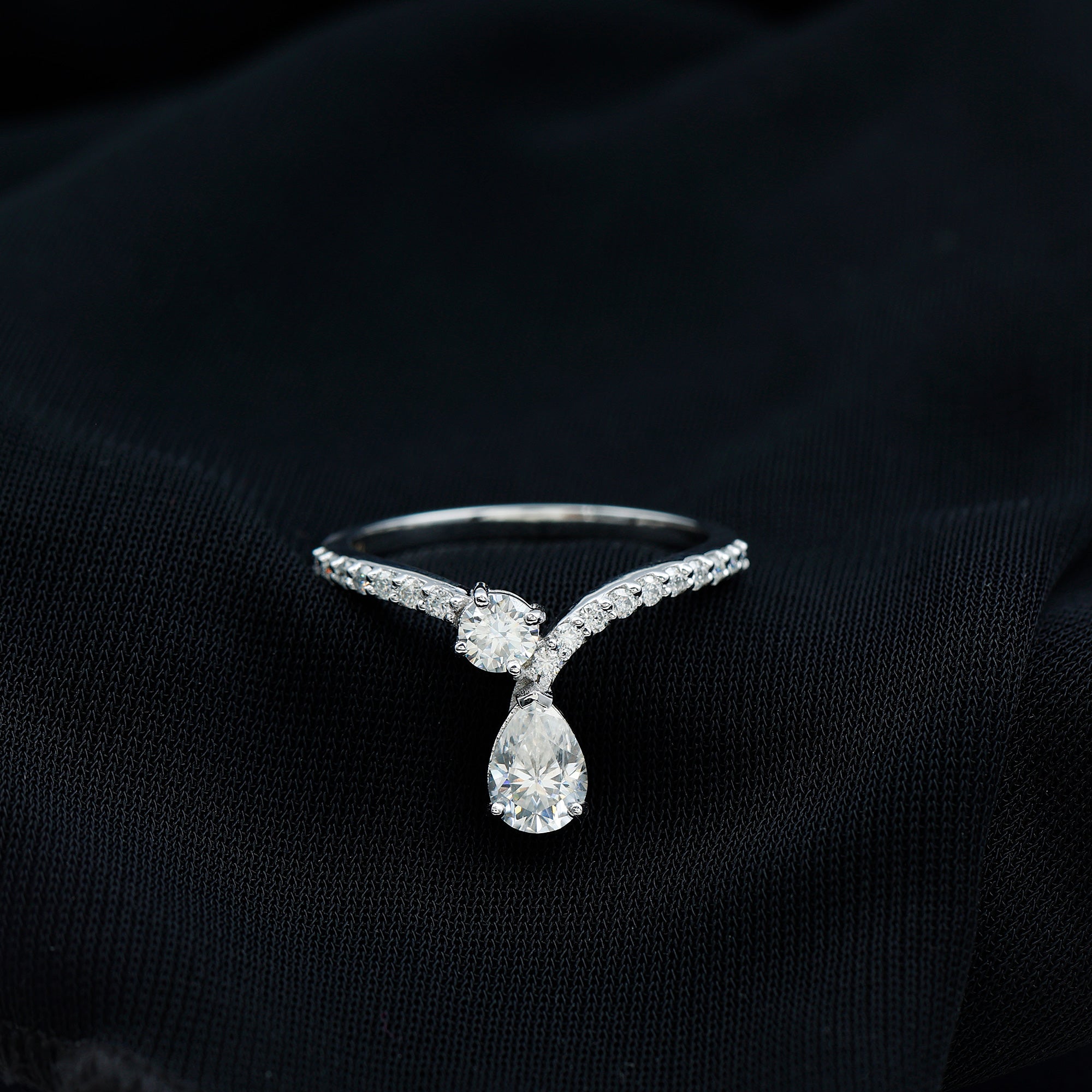 Rosec Jewels-Designer Lab Grown Diamond Engagement Ring