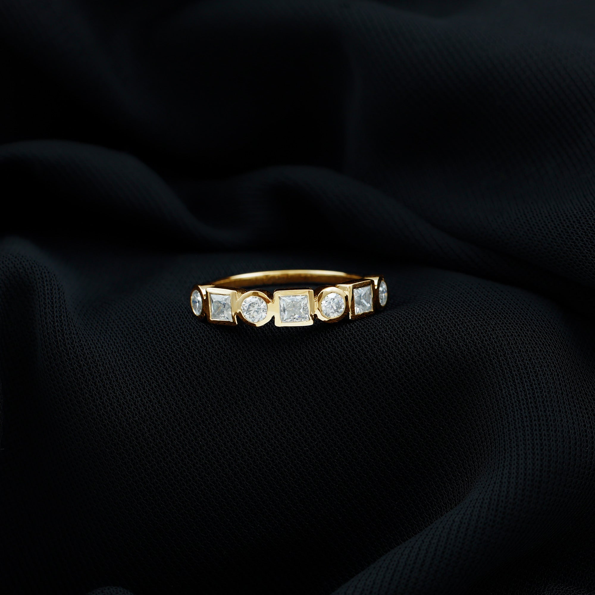 Diamond Eternity Anniversary Band Ring for Women Lab - ( EF-VS ) - Rosec Jewels