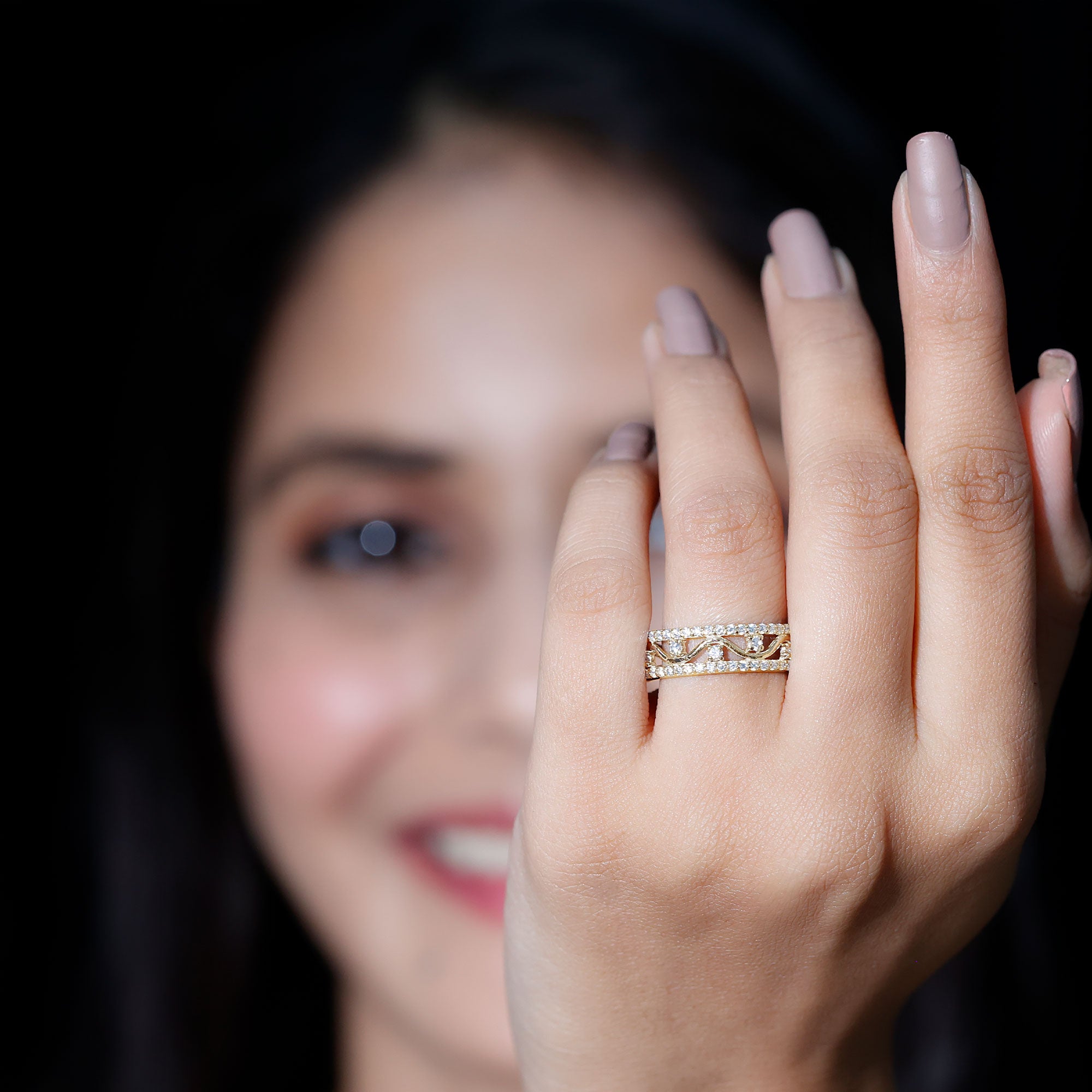 Rosec Jewels-Womens Lab Created Diamond Wedding Band With Certificate