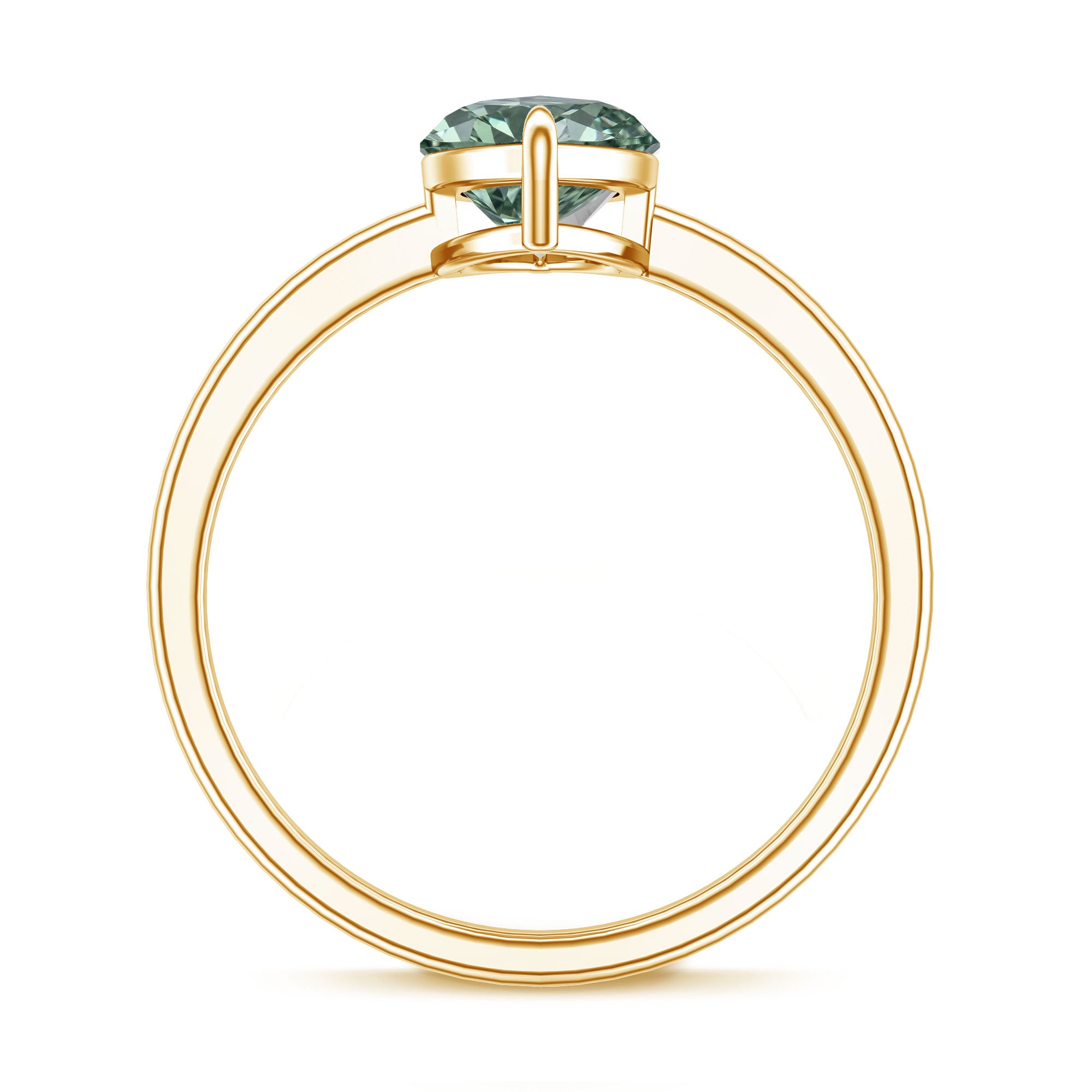 IGI Certified 2 Carat Lab Green Diamond Marquise Engagement Ring for Women Vivid Green - VS1 - Rosec Jewels