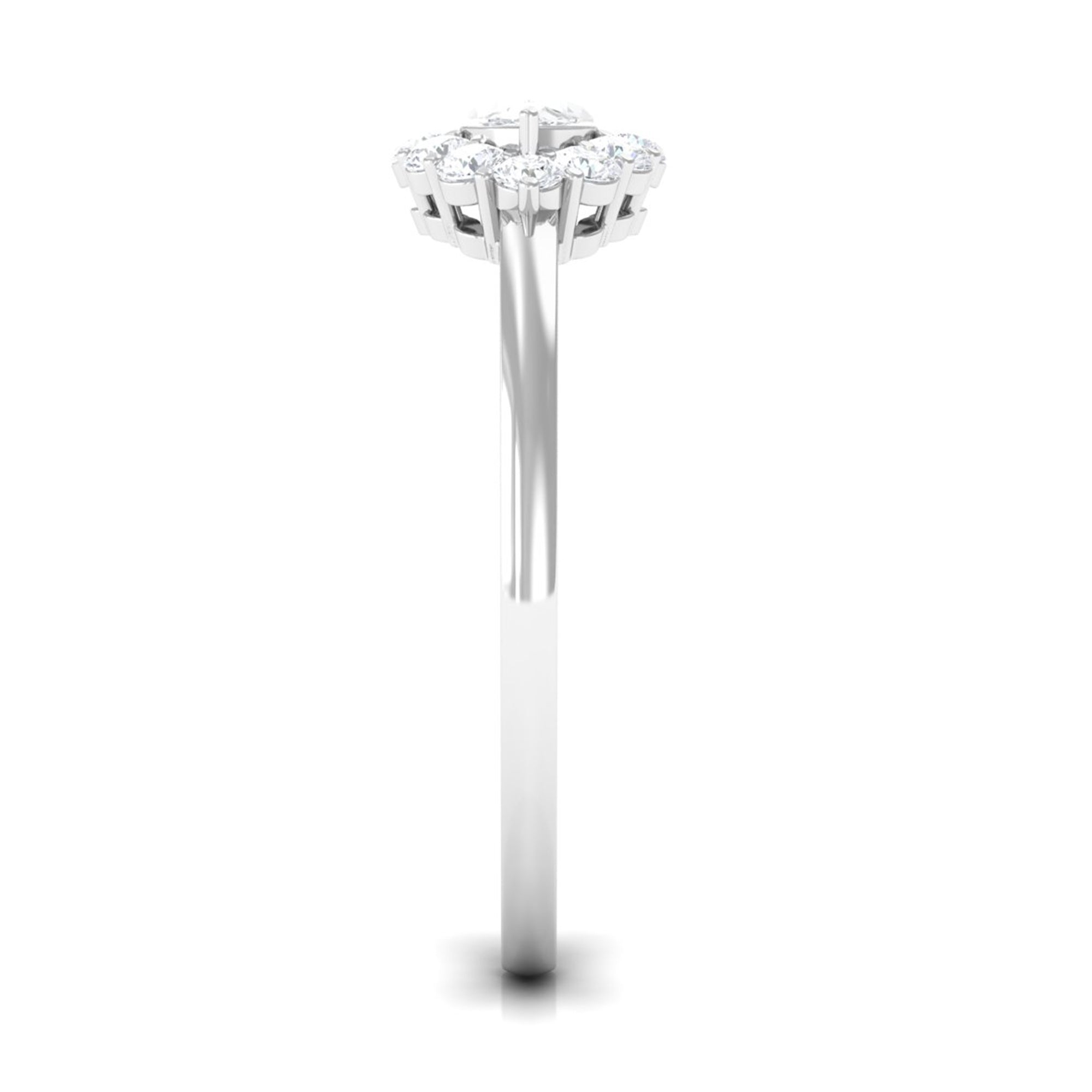 1 CT Marquise Cut Zircon East West Engagement Ring AAAA - Rosec Jewels