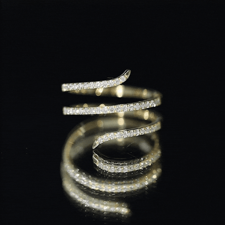 Certified Lab Grown Diamond Cocktail Ring For Women Lab - ( EF-VS ) - Rosec Jewels