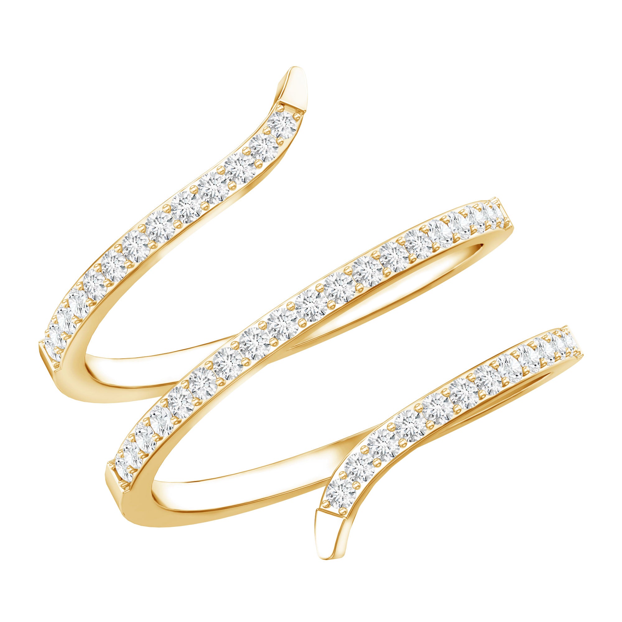 Certified Lab Grown Diamond Cocktail Ring For Women Lab - ( EF-VS ) - Rosec Jewels