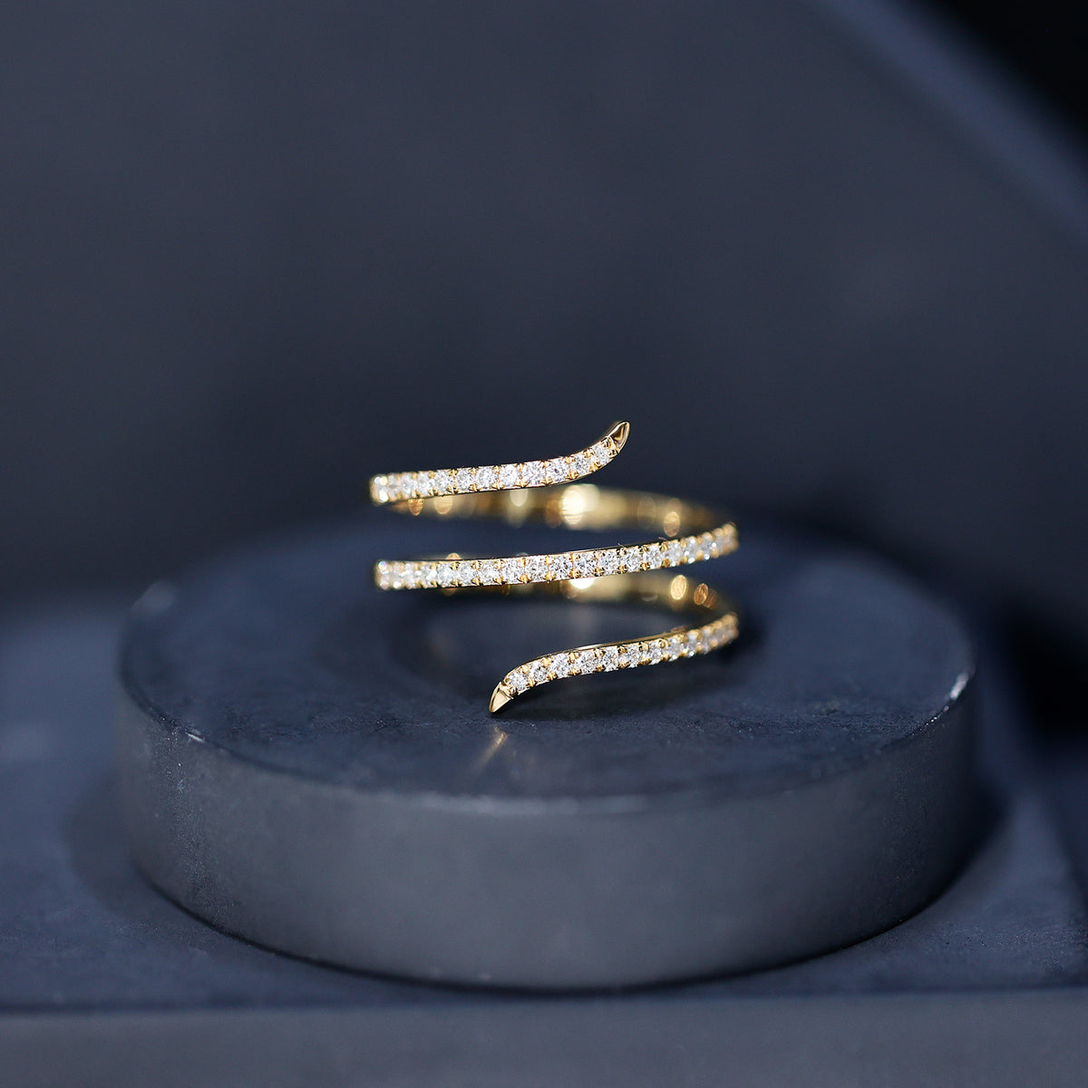 Certified Lab Grown Diamond Cocktail Ring For Women Lab - ( EF-VS ) - Rosec Jewels
