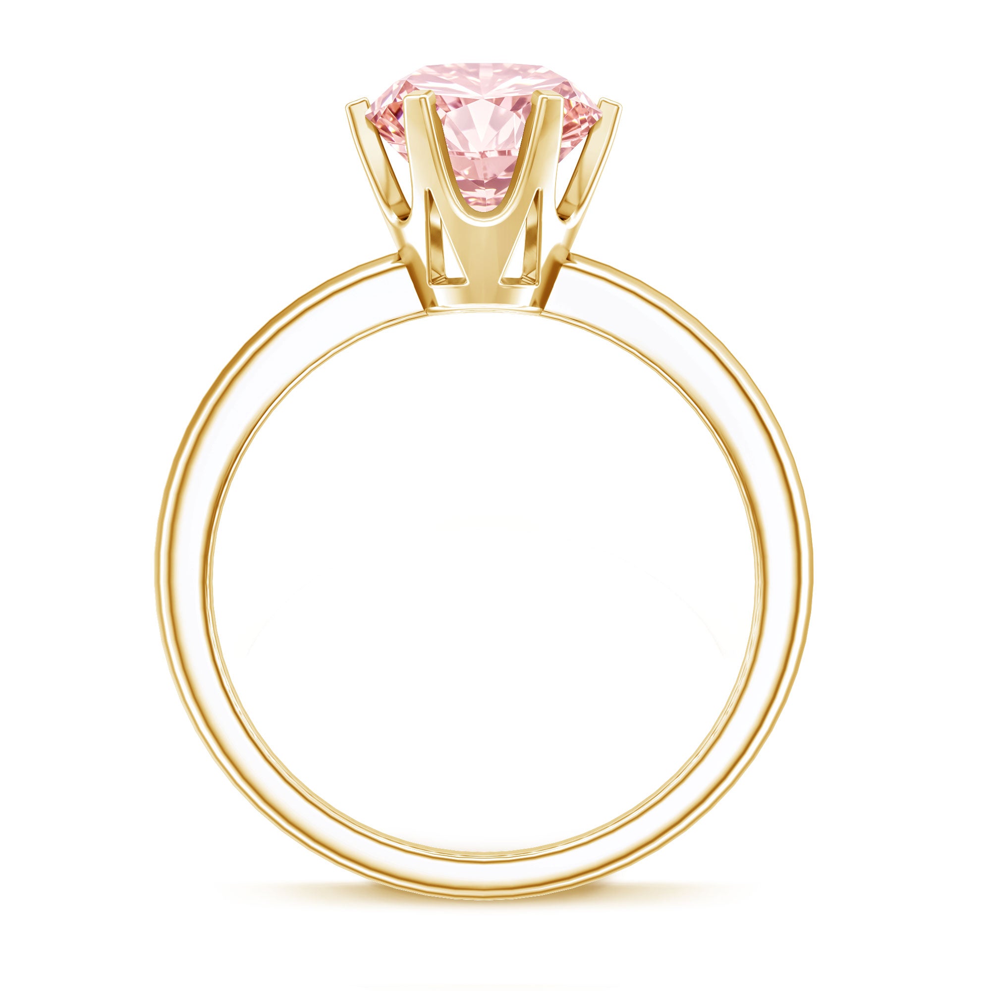 IGI Certified 2 Carat Lab Grown Pink Diamond Solitaire Engagement Ring For Her Fancy Pink - VS1 - Rosec Jewels
