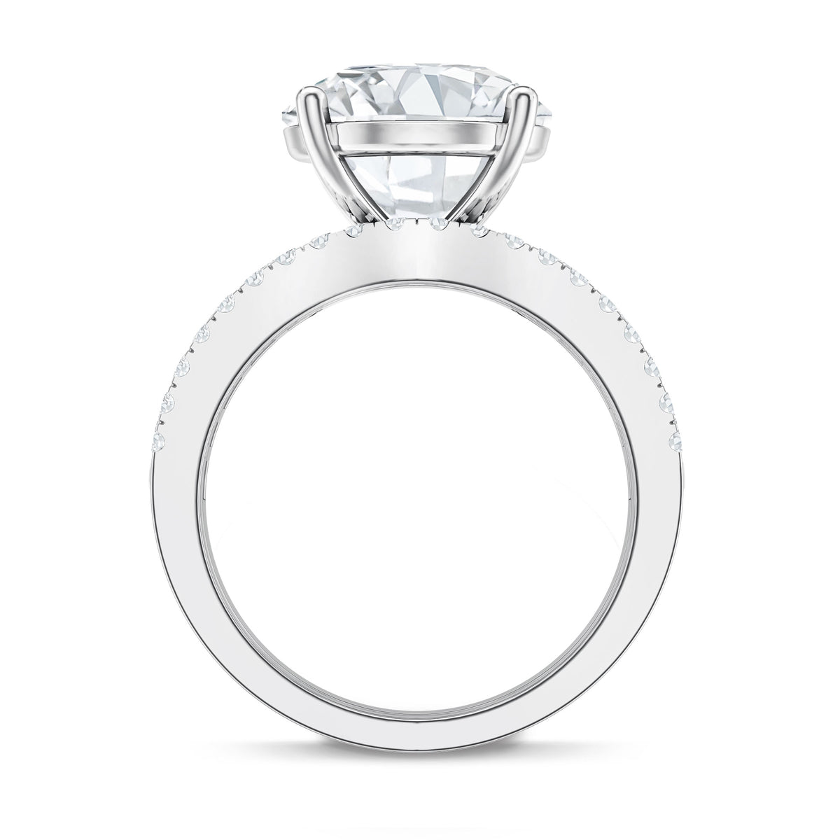 5 Carat IGI Certified Lab Grown Diamond Engagement Ring with Wedding Band Lab - ( E-VS1 ) - Rosec Jewels