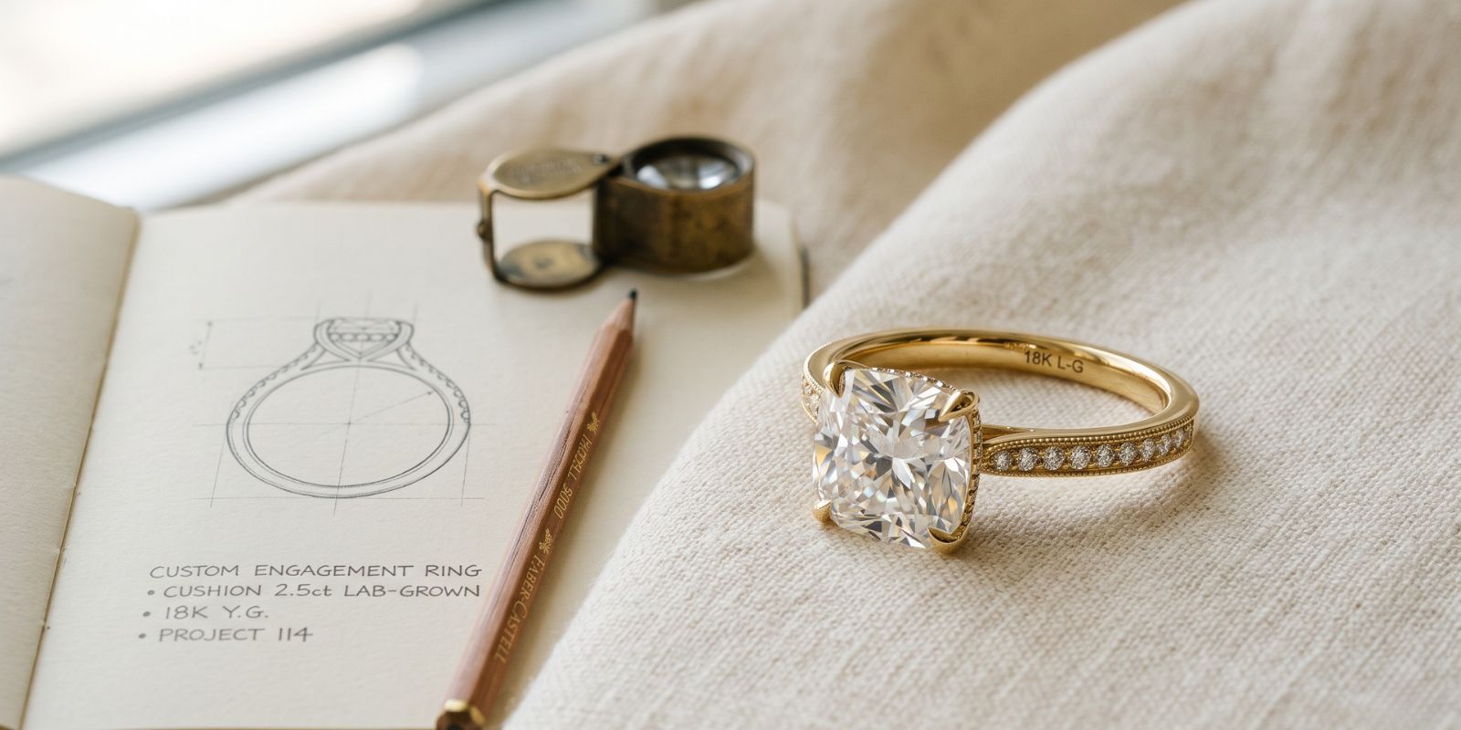 Custom Engagement Rings Lab Grown: How to Design Your Own Perfect Ring