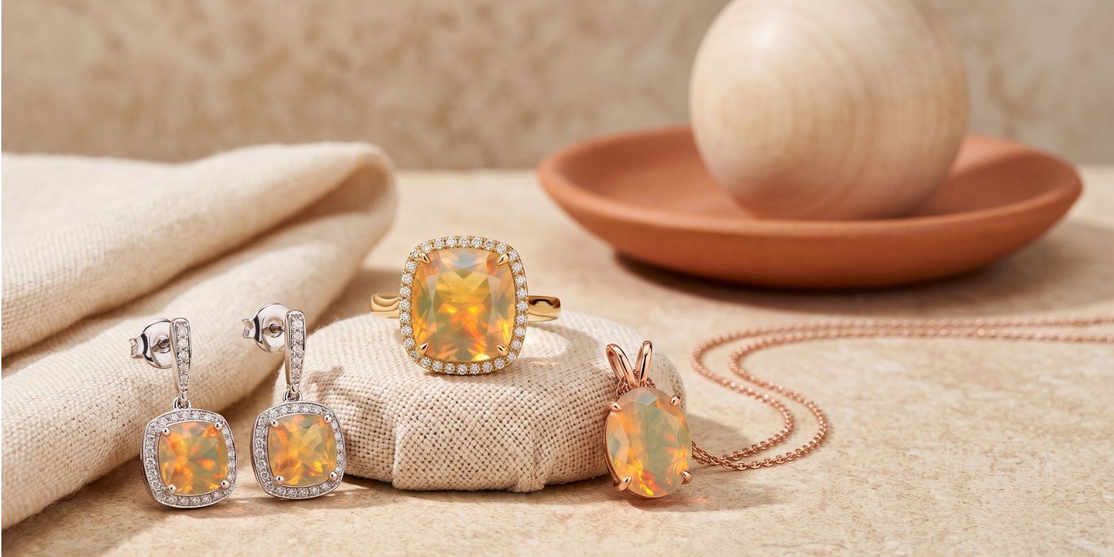 Fire Opal Highlights Bold Accessory Trends