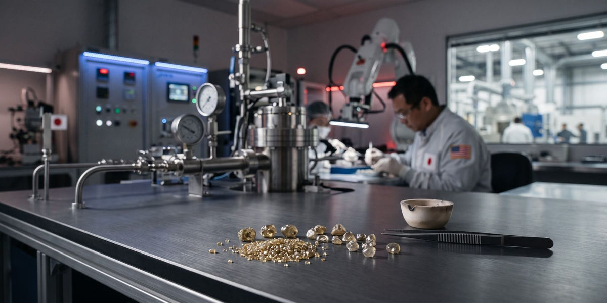 Japan and the United States Advance Plans for Synthetic Diamond Production