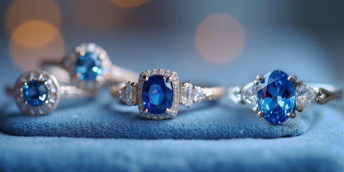 Trending Blue Sapphire Engagement Ring Designs