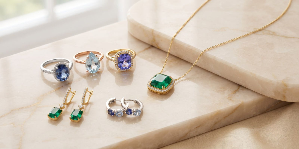 Vibrant Gemstones Lead Jewelry Trends in 2026 with Rich Greens, Blues, and Bold Statements
