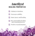 Natural Amethyst 3 Stone Engagement Ring for Women AAA - Rosec Jewels