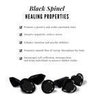 Natural Black Spinel Heart Promise Ring in East West Style AAA - Rosec Jewels